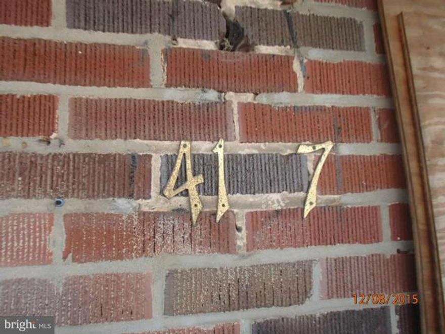 Fannie Mae Homepath Property- Wonderful chance to own this value priced end of group row home. Needs improvements/rehab. Enjoy nice room sizes! Use the unfinished basement as added storage or finish for more living space. A convenient location, just a short drive to Downtown Baltimore!