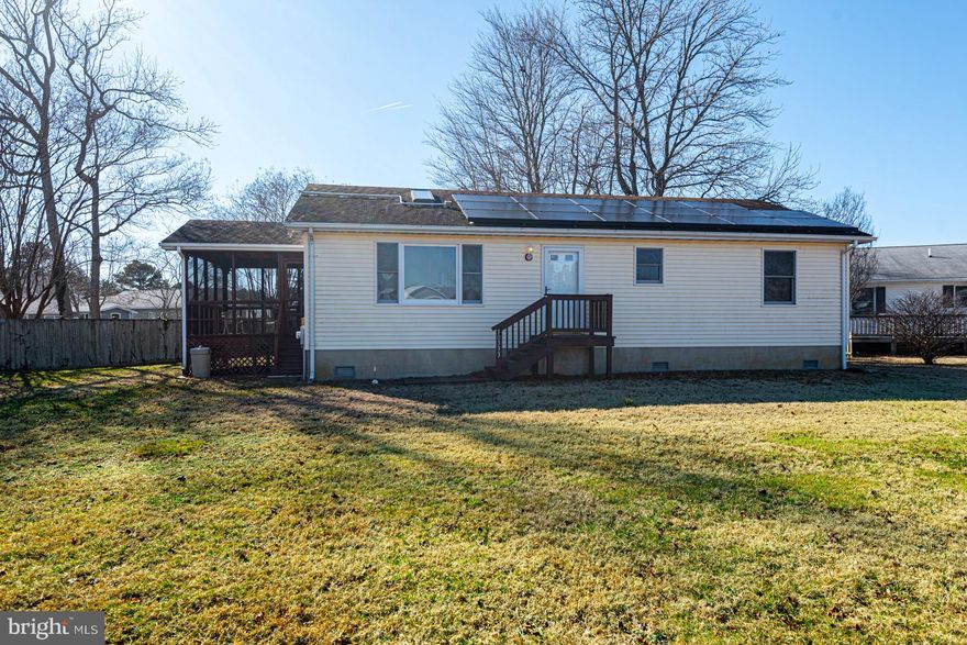 Attention value driven buyers!!! If you care about location, low carrying costs, and practicality this property is for you! Affordable and well-kept home located in quiet and much sought after Cape Isle of Wight in West Ocean City. Whether your a charter boat or business owner in search of a place for seasonal housing for your crew, or searching for a rental property in an area with strong demand for rental inventory; or in search of an affordable coastal getaway or starter home without paying Town of Ocean City prices. This one checks all the boxes. No HOA, NO Ocean City tax, private well, and solar panels will keep carrying costs affordable and predictable. This home has been freshly painted throughout and offers an open floor plan, hardwood floors, screened in porch, storage shed, brand new gas dryer, new stainless steel gas stove, dishwasher, and refrigerator. HVAC is approximately a year old.. Close proximity to marinas, commercial harbor with a public boat ramp, beach, bay, dining, convenience stores, shopping and more. Solar agreement to transfer. Don’t miss out!