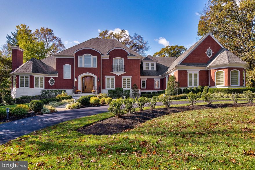 This stunning, sophisticated, home is designed with sun-filled, open, and airy spaces. Refined and richly appointed, this one-of-a-kind Pohlig custom Main Line home sits on 1.38 private acres. Expansive spaces are accented with high ceilings, impressive designer finishes, warm and appealing neutral palette. Flowing spaces creatively integrate into a signature style for living and entertaining. From the stunning 2 story foyer to the outside entertainment house, one fabulous and inviting area leads to the next. Living space is enhanced with custom cabinetry, plantation shutters, black walnut floors, Lutron custom designed lighting, 4 indoor gas fireplaces, interwoven stone, wood, and marble floors and surfaces. The standout, elegant Dining Room features a backlit, gleaming tray ceiling, and adjoining Butlers Pantry. The Gourmet Kitchen features top-of-the-line appliances, uniquely including a steam oven and built-in cappuccino maker, plus multiple seating areas with a Breakfast Bar as well as a Breakfast Room with a gas place.  The 2-story Great Room has an impressive, wet bar, with seating for 6+, and is fully equipped with an icemaker, refrigerator, and wine closet for the most discerning wine and cocktail connoisseurs.  Appointed with a stunning marble surround fireplace, the Office also has beautiful built-in, showcase cabinetry, and radiant-heated floors. The lavish main floor Master Suite is truly an oasis with a Sitting Room/Den, marble fireplace, Bedroom with a wall of windows and private Covered Porch, as well as truly custom His and Hers Closets and 2 adjoining, marble and onyx, radiant heated, Bathrooms connected by a massive steam shower with multiple shower heads and body sprays. The 2nd floor features a loft with a library/study and 3 additional spacious, en-suite bedrooms. The expansive, walk-out, lower level offers countless additional features including a workout room, recreation/theatre area, game room, craft area, and a full bathroom with a Sauna for 6. Outdoor living is an entertaining paradise, complete with flagstone patios, an additional outdoor wood burning fireplace, kitchen, beautiful gardens, and a separate entertainment house, heated and airconditioned, with a full bathroom and screened-in porch.  This home is walking distance to the Village of Gladwyne, in the award-winning Lower Merion School District, close to shopping, restaurants, and highways, and Center City.  Masterfully crafted, with extraordinary architectural details, this is a truly exceptional residence.