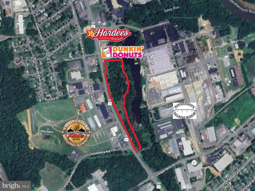 6 Tidewater Trail, Fredericksburg, VA 22408
Offered at: $3,550,000
Zoning: C-2 | Up to 6 Acres | Subdividable
📍 High-Visibility Location | Flexible Development Potential | Minutes from Downtown
Unlock the potential of up to 6 acres of prime commercial land located on Tidewater Trail, just minutes from historic downtown Fredericksburg. With C-2 zoning, full utility access, and a traffic count of 2,100 vehicles per day, this site offers a rare opportunity for developers, investors, or owner-occupants seeking a strategic foothold in a growing market.
🔑 Property Highlights
• Lot Size: Up to 6 acres (subdividable)
• Zoning: C-2 – Commercial (ideal for retail, office, service, hospitality, and more)
• Traffic Count: 2,1000 VPD on Tidewater Trail
• Utilities: Public water, sewer, electricity, and gas available
• Access: Direct frontage on Tidewater Trail with easy access to Route 2 and I-95
• Topography: Level and development-ready
🏗️ Development Potential
• Retail strip center or pad sites
• Medical or professional office park
• Restaurant or drive-thru concepts
• Hotel or extended-stay lodging
• Mixed-use development (subject to approval)
📈 Investment Appeal
• Located in a high-growth corridor with expanding residential and commercial demand
• Minutes from downtown Fredericksburg, Amtrak station, and major employers
• Strong demographics and consumer base
• Competitive pricing at $3,550,000 for up to 6 acres of prime commercial land