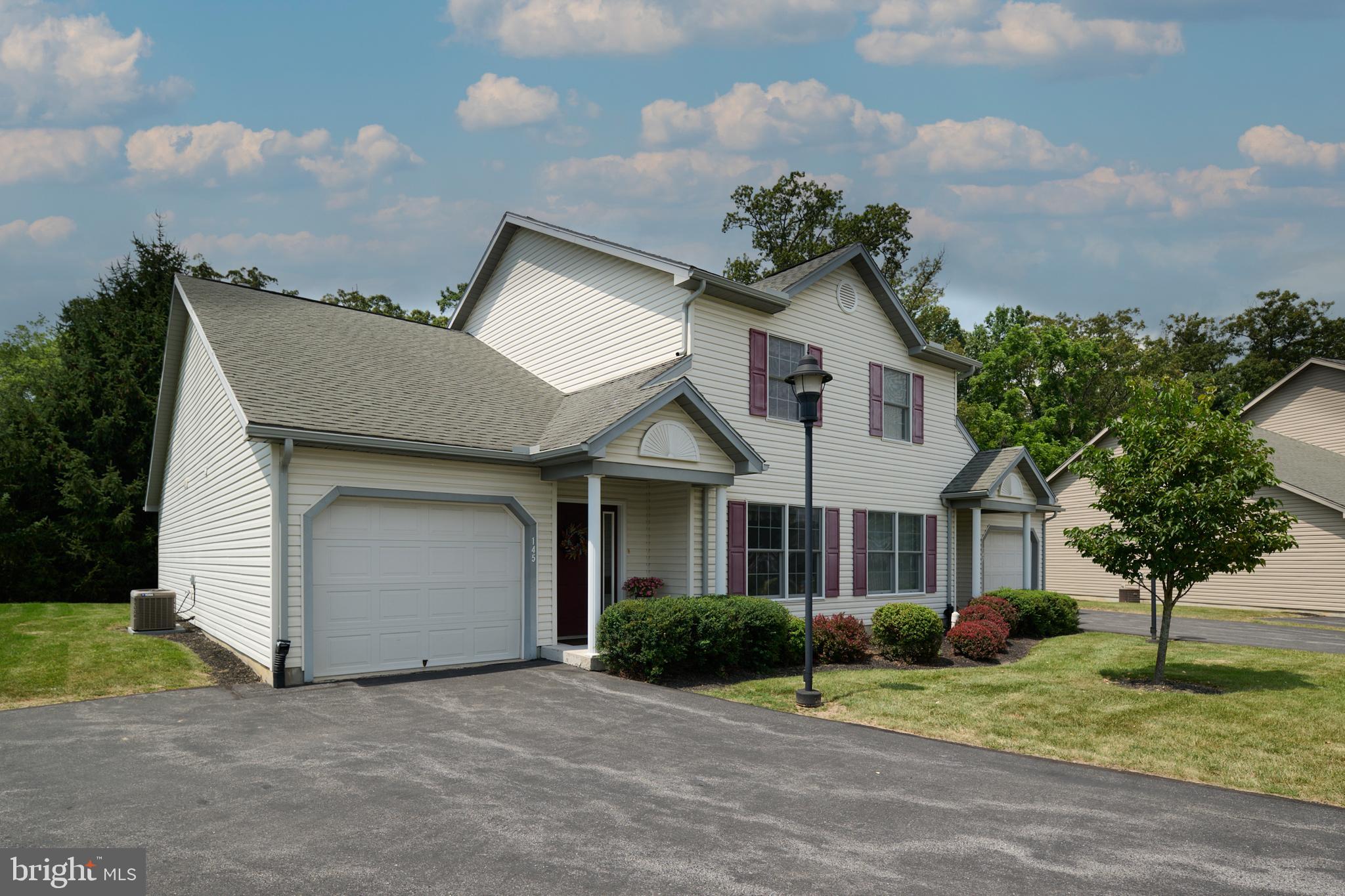 OPEN HOUSE - Sunday, August 31st, 10:00 AM - 11:30 AM. Welcome to this inviting 3 bedroom, 2.5 bath home nestled in the desirable Whitehall Commons neighborhood. Redesigned with a more open floor plan with living room, breakfast bar and well-appointed kitchen. Primary first floor bedroom with generous sized bathroom and walk-in closet. First floor laundry and sliding doors to a private patio. Upstairs you will find two bright nice-sized bedrooms and a full bath. Attached one car garage, gas heat and central air new in 2019 and low maintenance living. A lovely clubhouse is available for your large or small gatherings. Minutes from downtown State College and Penn State University, this home offers the perfect blend of comfort, location and value.