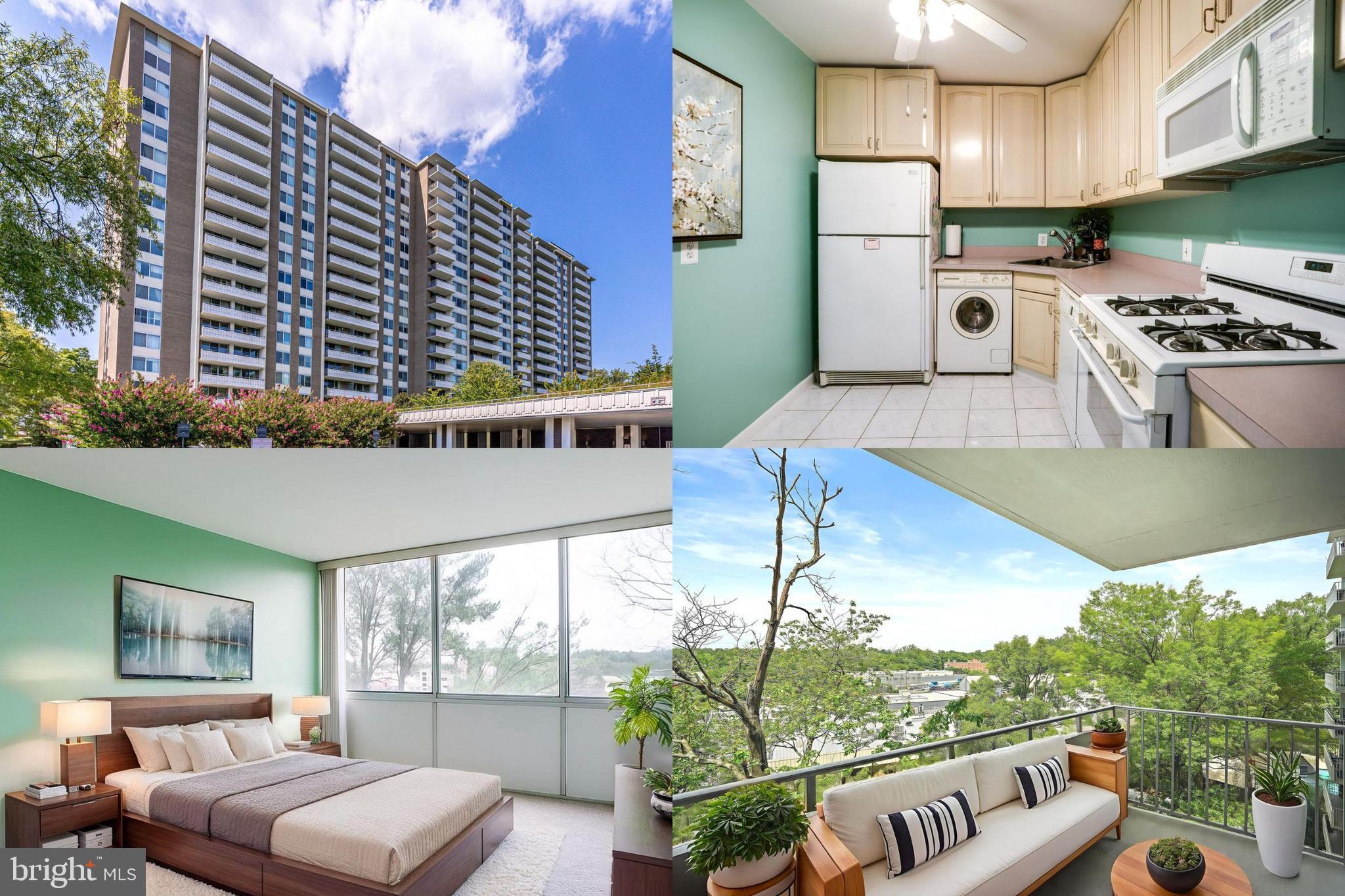 Welcome to The Kenwood – a premier condominium community in the heart of Bethesda! This spacious and sun-drenched unit offers stunning 8th-floor views, expansive windows, and a serene retreat just minutes from downtown DC. The open-concept living and dining area features beautiful hardwood floors and a seamless flow onto a private balcony — perfect for morning coffee or evening sunsets. The updated kitchen boasts stainless steel appliances, granite countertops, and ample cabinet space. Enjoy resort-style living with full-service amenities, including a24/7 front desk, fitness center, outdoor pool, rooftop terrace, tennis courts, walking trails, and more. ALL utilities included in the condo fee — no hidden monthly surprises! Ideally situated near Capital Crescent Trail, shopping, dining, and Metro access, with easy commutes to DC, Chevy Chase, and Northern Virginia. This is luxury, convenience, and value — all in one! Don’t miss this exceptional opportunity to own in one of Bethesda’s most desirable buildings.