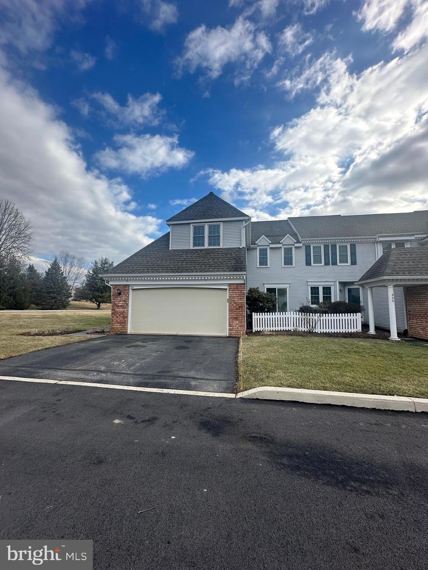 Welcome to this lovely and spacious end-unit town home located in the wonderful Twin Hills
community in Chester Springs. With 4 bedrooms and 2.5 bathrooms, this residence offers a
perfect blend of comfort and space for your family.
Entrance through the covered front porch welcomes you into a spacious entry hallway
with a newly renovated powder room on the right, a large laundry area leading into the garage,
and a spacious office/ den/ bedroom directly ahead. The office/den/ bedroom on the first floor is
perfect for those needing a working from home option. It has a French door providing access to
a front courtyard garden, and also a space-saving accordion door for privacy, and to keep this
room nice and warm in the winter months.
The heart of the home provides a newly renovated kitchen area with an open design
including a tile floor, large double kitchen sink with tile back-splash, and large granite counters
with a nice overhang providing ample space to sit on a barstool at the counter. The kitchen was
opened up to provide easy access to a large refrigerator, electric stove with a powerful exhaust
fan vented to the outside, and new dishwasher. New kitchen cabinets were installed to provide
plenty of storage, including a well-placed “lazy Susan” and trash/recycle cabinets. A cabinet was
also installed at the end of the bar-stool side of the granite counter to store small kitchen
appliances. The downstairs living area has red oak hardwood floors throughout, with a fireplace
in the living area. The dining area has a newly installed wood French door leading onto the deck
area. The outside deck area has a large shade tree providing privacy and raised bed planters
around the deck for growing flowers in the spring.
The stairs leading to the second floor have wood treads and a hardwood floor landing.
The entire upstairs has a bamboo floor installed. The spacious master bedroom has a newly
renovated master bathroom with rainfall showerhead, glass block shower walls, open design,
tile floor, jacuzzi style tub, and large double sink area. The master bedroom has a huge walk-in
closet for plenty of storage and private dressing area. There is a full bath on the second floor
with a window facing the front. There is a bedroom opposite the upstairs bathroom, and an
additional bedroom at the end of the hall, which contains another huge walk-in closet area and
additional attic storage.
The basement was refinished with a large counter area with plenty of cabinet storage,
large storage closets with shelves with track lighting and a large area suitable for a study area
for teenagers. The house is equipped with a whole house water filtration system providing
clean filtered water throughout the home. The electric hot water tank was recently installed, as
well as the HVAC heating and air conditioning system. All the windows and French doors were
replaced around 2016 to provide added security and thermal protection.
Parking is not a problem with a large driveway, two-car garage, and additional parking space
along the circle. Twin Hills is a wonderful community set in the rolling hills of Chester County
with plenty of open space, walking trails to enjoy, and it’s close to shopping, restaurants, and
major highways. The community is serviced by the award-winning Downingtown Area School
district, home to the prominent STEM Academy. Don't miss a rare opportunity for this location!