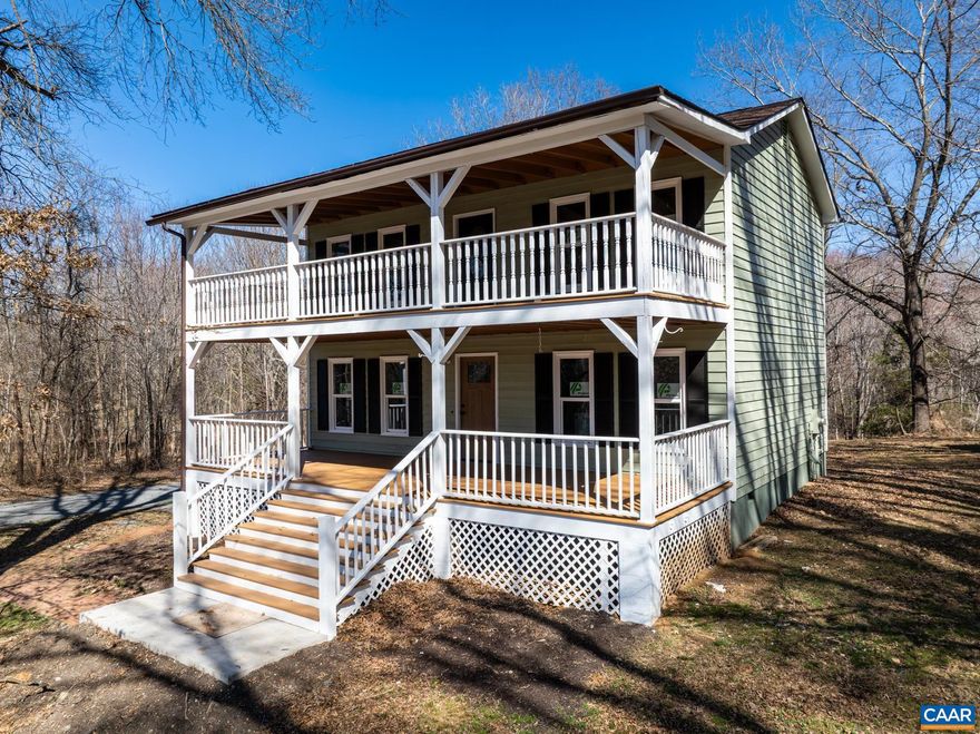 BACK & BETTER THAN EVER! Experience the ultimate "fresh start" with a freshly painted exterior and brand-new windows that flood this home with natural light. Nestled on 10 private, unrestricted acres just 10 minutes from Downtown Culpeper, this 3-bed, 2.5-bath retreat perfectly blends high-end modern value with the soulful peace of country living. Sip your morning coffee on the iconic double front porches as the sun rises over your potential private mini-farm. Whether you envision horses grazing, an orchard blooming, or chickens providing fresh eggs, this land offers the freedom to breathe. Inside, the transformation is total: a stunning new kitchen with custom cabinets, sleek countertops, and stainless appliances awaits. No detail was spared in this top-to-bottom renovation, including new HVAC, flooring, lighting, and vapor barrier insulation. Enjoy the quiet sanctuary of your own 10-acre woods while staying less than 5 miles from schools and minutes from the award-winning dining and boutique shopping of Downtown Culpeper. Don't just buy a house; claim the lifestyle you?ve been dreaming of.,White Cabinets