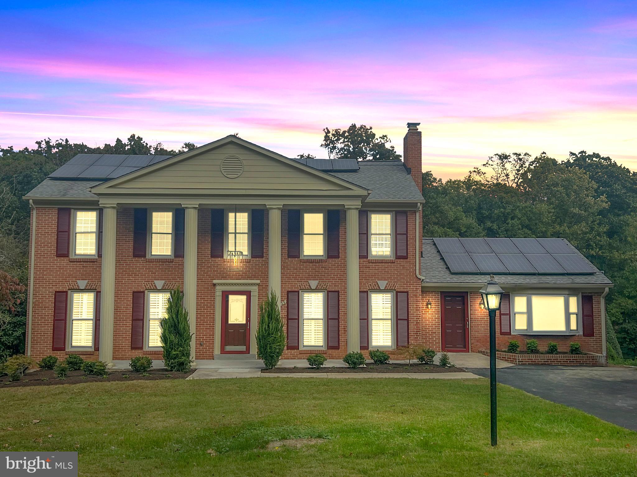 Wow! Rare offering of a newly renovated 4,800 sq.ft. (approx) home in the prime location of Lake Normandy Estates, Potomac MD. This property has a main house of 5 large bedrooms and 3.5 baths, and an attached full in-law suite. The main level has an expanded kitchen with new stainless appliances, new quartz countertops and a breakfast nook, an expansive living room attached to a formal dining room, and a family room with a fireplace. Upstairs you have 5 large bedrooms and 2 full bathrooms with laundry chute. Make one of them a huge closet or nursery--the possibilities are endless. The spacious finished walkout basement is large enough to enjoy a pool table or ping pong table as well as a gas fireplace and built-in bookcases with closet storage, creating an area for a comfy sofa for TV watching and entertaining. Basement also includes a full bath and a separate storage area with plenty of space. Newly painted and wood floors refinished. Your bonus is the attached handicap accessible in-law suite: the former 2-car garage has been converted into its own living space with a full kitchen, living room, extra-large bedroom, walk-in large shower and its own washer and dryer. Walk out the sliding glass doors to a full deck from one side of the house to the other, overlooking a large, very private yard (.69) for the whole family to enjoy. Your new home has a fully paid for solar panels with no monthly payments other than the electricity you use. Nearby to 270 and Bethesda, approximately 30 minutes to D.C, and easily walkable to nearby Middle and High Schools. This property has solar panels.
THIS HOME IS VIRTUALLY STAGED.