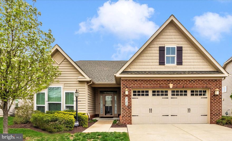 Welcome to Central Park at Colonial Charles – A Premier 55+ Community!
Looking for the ease of one-level living with the added bonus of upgraded outdoor living spaces? Then look no further! This beautifully maintained 3-bedroom, 2-bathroom home offers both comfort and convenience, showcasing the charm of a prestine model home. As you enter the neighborhood, you'll be greeted by a stunning clubhouse and an impressive water fountain feature. Step inside this lovely home and enjoy it's open concept design visible upon entry.  The home features a 2 car garage,  spacious family room without a cozy fireplace perfect for relaxation just off the kitchen. Speaking of the kitchen, it's  complete with a separate dining area, seated island, granite countertops, 42-inch cabinetry, and updated stainless-steel appliances. There are 3 large bedrooms including the primary with it's own en suite bathroom with a double vanity, walk-in shower and HUGE.....walk-in closet! Just off the kitchen, enjoy outdoor relaxation (my personal favorite part).  There is a covered patio to enjoy the various seasons plus an additional hardscape patio to get full use of the sunshine. Very unique to this home is the size of the yard in comparison to others in the community. VERY large backyard complete with a privacy fence and inground sprinkler system.
Enjoy the outdoors or take a leisurely stroll around the beautifully maintained community. The clubhouse offers fantastic amenities, including indoor and outdoor pools, a fitness center, a library, and more. Plus, you’re just minutes away from shopping, dining, entertainment, and major commuter routes to Washington, DC, Andrews AFB, and National Harbor.
Don’t miss this opportunity—schedule your tour today! As-Is Sale but exceptionally well maintained.