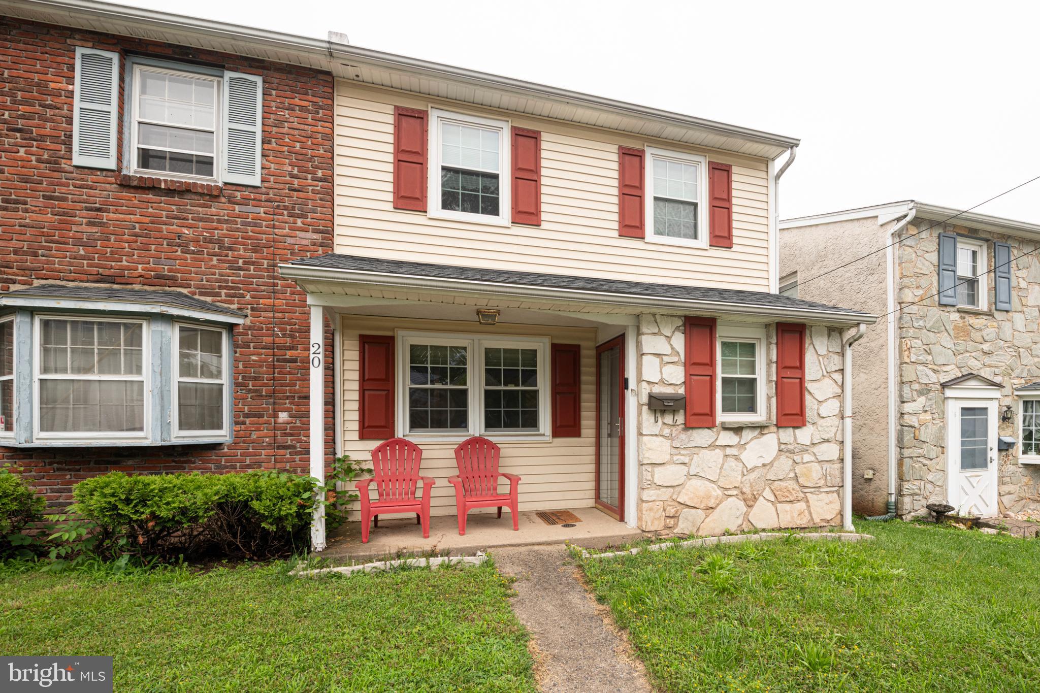 Meticulous 3 bedroom, 1.5 bath end townhome for rent in Phoenixville! Easy walkability to Downtown's Restaurants, Coffee Houses, Shops, Theater and Community Events! This home features a very large living room with coat closet and hardwood floors! Additionally, you will enjoy a beautiful kitchen complete with island and eating area and sliding doors to the rear yard and 3 off street parking spaces. The 1st level also features a 1/2 bath. The 2nd level offers 3 good sized bedrooms and a full bath. This home is in wonderful condition and has a great location! See it today.