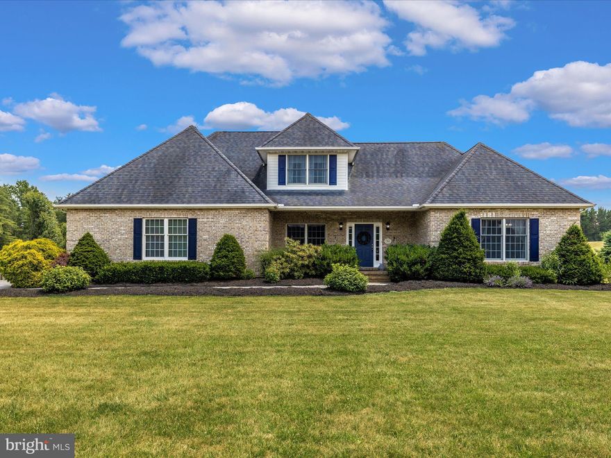 Meticulously clean and well maintained home with several barns, a workshop with tool benches and thoughtfully planned equestrian & farm amenities .  The renovated and freshly painted home exquisitely offers an oversized laundry/mud room with powder room and a large open concept kitchen with island and 3 large pantries with dazzling stainless appliances.  The well-designed space flows wonderfully and opens to a fabulous large outdoor entertainment area.  Glass doors open to the outdoor patio welcome you to appreciate the most delightful sunset views and quiet mornings with coffee.  The area is so private and somewhat sunken from the rest of the property.  Back inside, there is a large formal living room or dedicated office space allowing the owner to see clients privately/work from home comfortably or be steps away from the home's activity center.  A grand dining room with light filled windows is open to the kitchen and family room allowing the dining room to potentially extend for holiday dinners and events.  On the rear of the home is the family room with plenty of windows, lots of wall space for a mounted TV or space for larger furniture.  This is incredible space to host the holidays or large family gatherings.  On the far end of the first floor is the primary en suite with lofty ceilings, 3 large closets and private outdoor seating area.  It flows into a large bathroom with attractive tiled floors and corner jetted tub with tons of additional space and sundrenched windows.  Upstairs in the 2 story foyer are 3 large bedrooms with ceiling fans, attractive paint and a renovated hall bath with linen closet.  In the lower level, youll find a gym, so much space for a rec room - a pool table and so much more.  The horse amenities are located along the driveway and are hidden at the rear of the property.  You'll enjoy entering through the pillars on to the black topped drive to notice that the entire property feels so expansive yet there is so much you can't see.  2 horse barns offer a total of 11-13 stalls depending on layout and there is room to expand or change the interior design as well as the exterior footprint.  Layup stalls and rest paddocks as well as a machine shop, tractor storage, work bench tool area, lawnmower storage and more is located between the barns.  The rear barn offers an extra wide aisle way with large airy stalls and dutch windows.  Both barns can be enclosed by shutting large insulated garage doors to offer protection from the winter weather.  You can also leave them up and appreciate the venilation that is recognizable and apparent.  Both horse barns are steps away from a large 55' round pen with drainage system and rubber sand footing and a lighted outdoor arena.  Paddocks and pasture, as well as a goat enclosure are hidden around the rear barn.  Trail riding is a cinch and just minutes away from this fantastic property.  This beautiful CLEAN equestrian property is the GEM of the VALLEY!  Sellers request 60 days to locate their home of choice.  We kindly ask that shoes be removed and or covered to tour this lovely home.