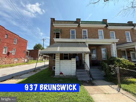 Photo of 937 Brunswick Street, BALTIMORE, MD 21223 (MLS # MDBA2213212)