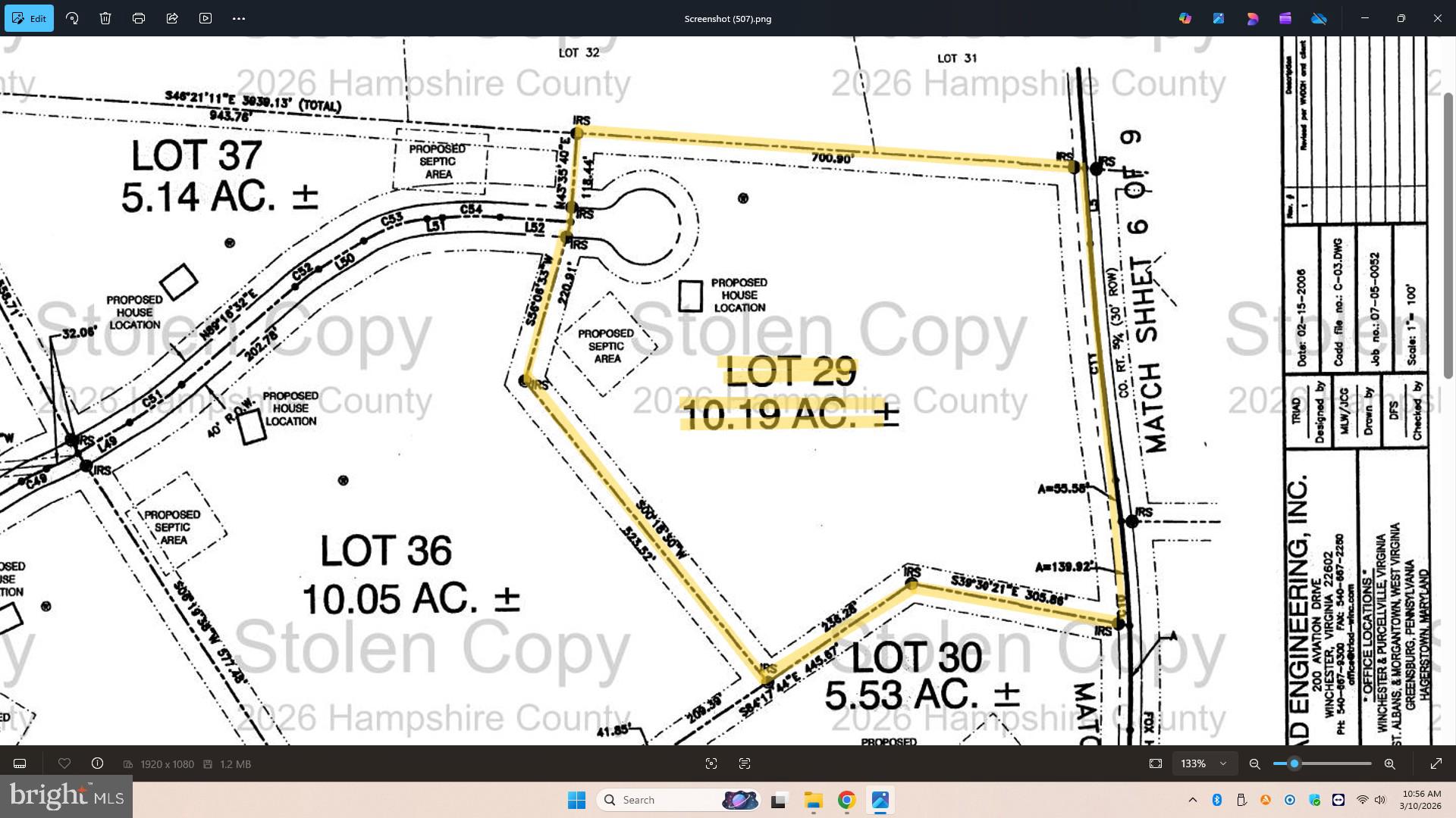 HAMILTON ESTATES - Land