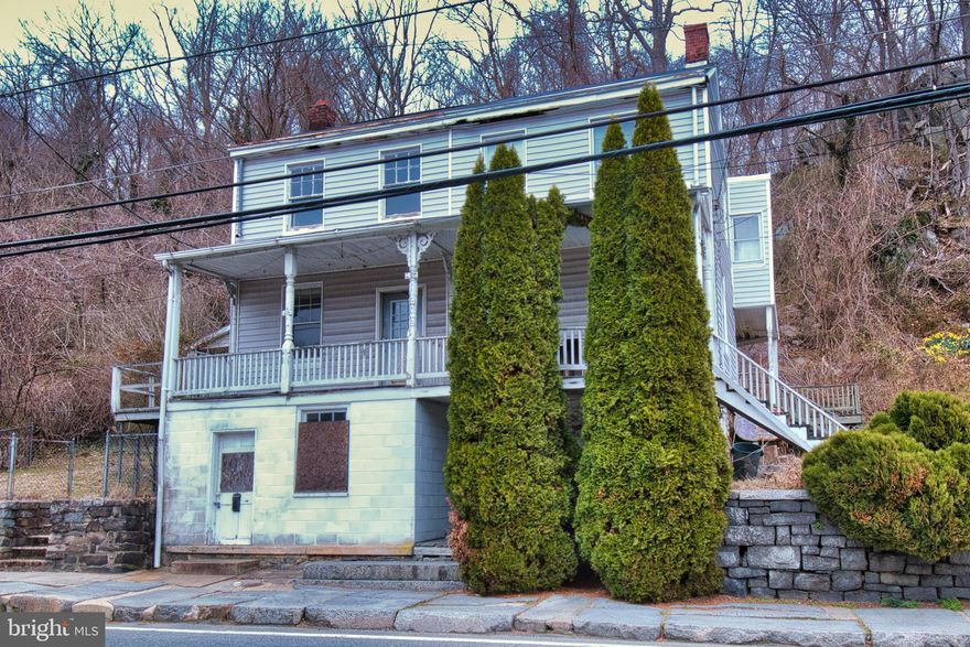 Historic  Port Deposit duplex for sale on Northern side of Port Deposit.  This home is being sold as is. Port Deposit offers restaurants, boating, and a ton of history.