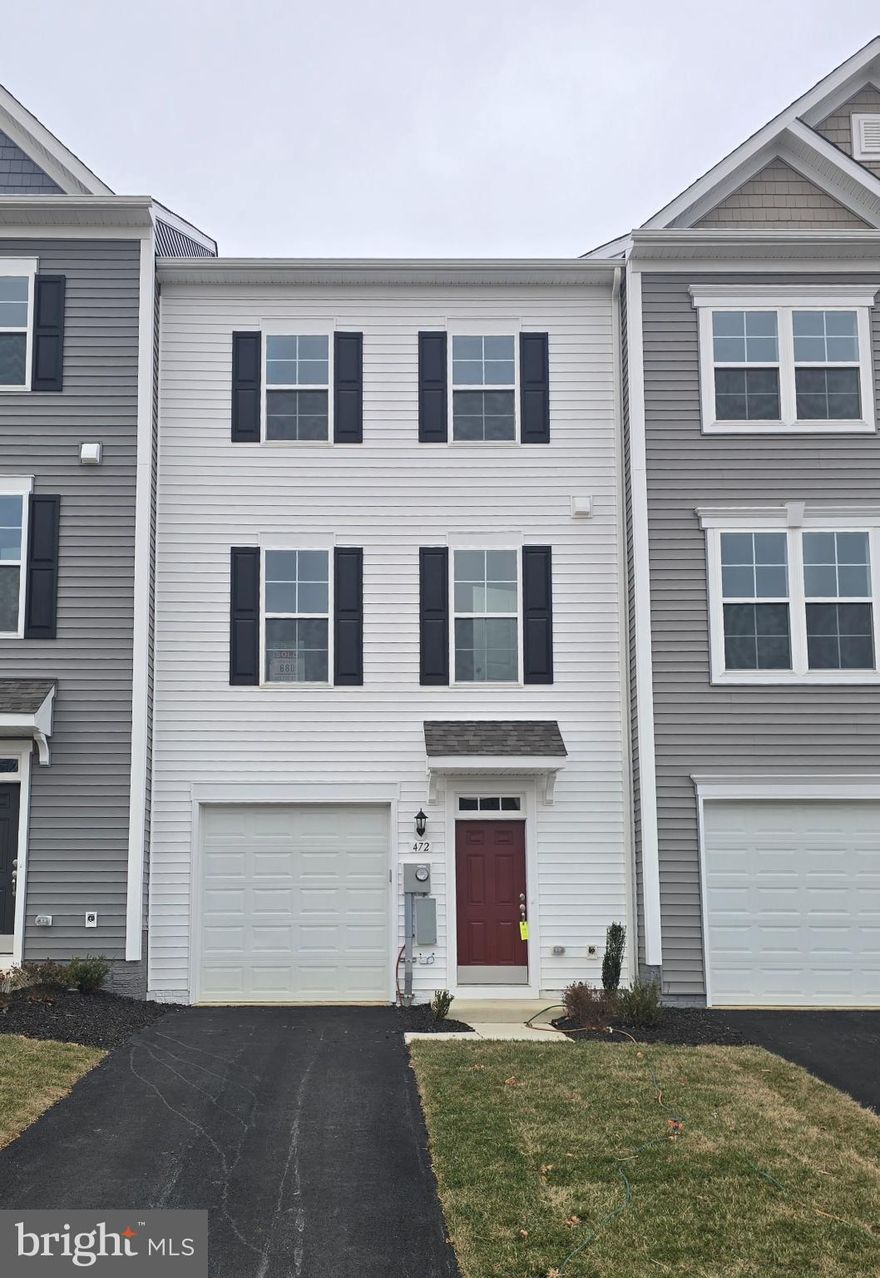 This exceptional new construction townhouse, located in Martinsburg Station, is poised to become your distinguished residence. 
Completed in 2025, this meticulously designed property offers three generously proportioned bedrooms and three and a half bathrooms, providing optimal comfort and convenience. 
The fully finished basement, featuring a walkout level, expands the living area, ideal for both entertaining and relaxation, it can also  be easily turned into additional bedroom.
 
Residents will benefit from exclusive community amenities, including a refreshing swimming pool and a dynamic community center, fostering a strong sense of community. 
Within walking distance, there is also a community pond, which provides an excellent area for dog walking or jogging.
An attached garage and driveway parking ensure unparalleled convenience.

This property is available for immediate lease, with flexible terms ranging from 12 to 24 months.
Don't miss your chance to celebrate Christmas in this Home-submit your application today.