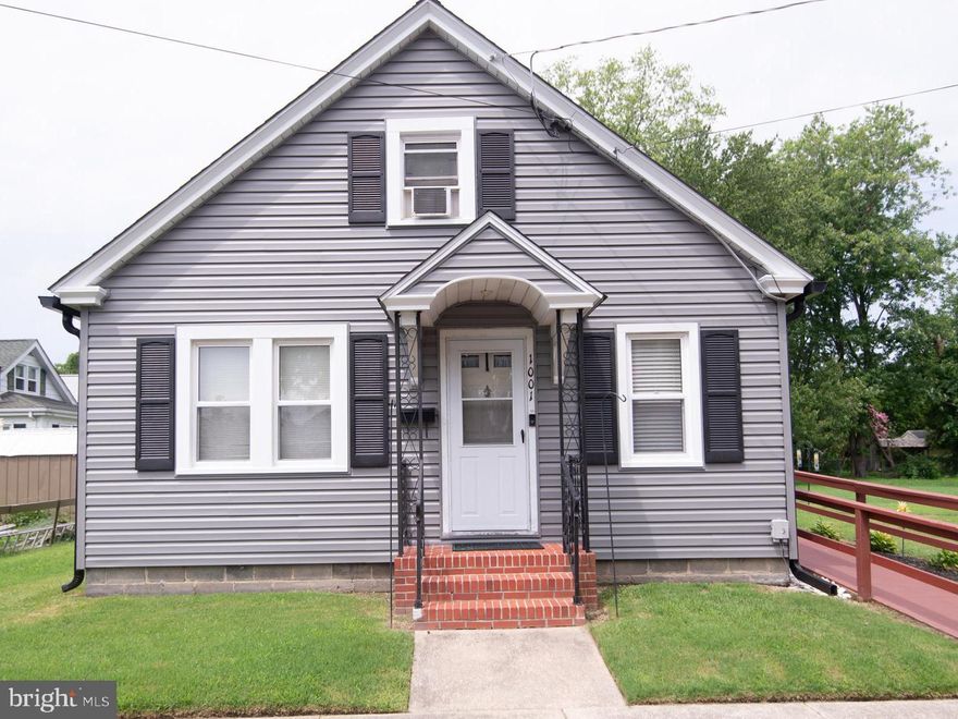 Cambridge - quiet street with easy access to all that Cambridge has to offer.  Cute cottage style home with new roof, siding and replacement windows.  Large living room,  and  homey eat in kitchen.  2 bedrooms, 1 bath on the first floor  The second floor is finished with room to expand.  You will enjoy spending time on the side porch.
Very nice detached garage with electric door opener, and plenty of space for your car or hobbies.
