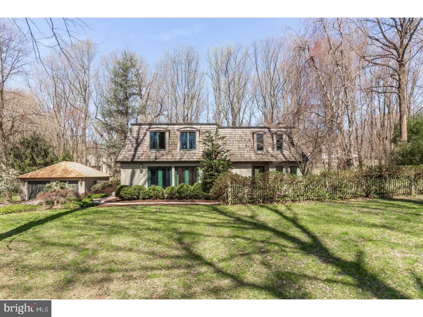 Beautiful custom home on a scenic 2 plus acre lot in a great location close to 202, Route 1, Wilmington, West Chester, and Philadelphia.  Plus Highly Rated Unionville Chadds Ford School District.  Special features of this home include wide-plank hardwood floors throughout.  Kitchen open into family room with fireplace and private study.  Large Dining Room with Marvin patio doors giving a lovely view of the mature landscaping and trees in the front of the home.  Custom-made main door enters into flagstone foyer with spiral staircase to second floor plus powder room.  Sunken living room with built in shelving and fireplace looks onto patio and small pool surrounded by gorgeous landscaping.  Second floor includes large main bedroom suite with fireplace, luxurious bath with laundry chute, and massive walk-in closet.  Three other bedrooms plus hall bath complete the second floor.  Entire home was recently painted including the large basement with laundry area.  Newer HVAC.  Other features of this property include a detached 2-car garage with new cedar roof and plenty of the electrical outlets, two overhead doors, and separate door to back yard.  Exterior of home is cedar with a cedar shake roof.  With some personal touches and updating this home will be a showplace.  Now is your opportunity to buy a well-priced home on a quiet street in the middle of Chadds Ford.  Make your appointment today!