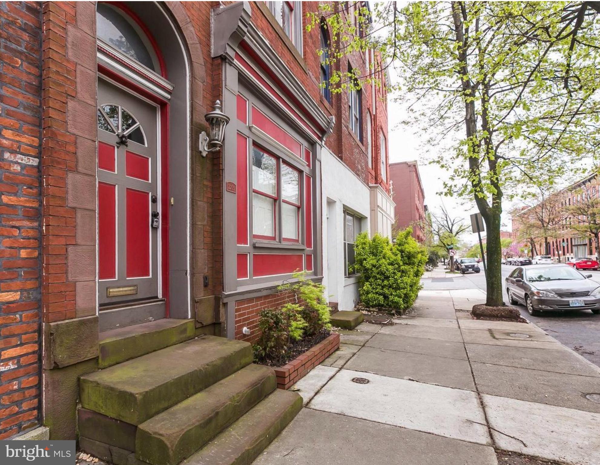 Just a block from Patterson Park, this beautifully updated turn-of-the-century home blends historic charm with modern comfort. Enjoy miles of running trails, a dog park, sports fields, and more right outside your dJust a block from Patterson Park, this beautifully updated turn-of-the-century home blends historic charm with modern comfort. Enjoy miles of running trails, a dog park, sports fields, and more right outside your door. Inside, the home features a spacious living room with exposed brick, rich hardwood floors, and soaring 9+ ft. ceilings. The gourmet kitchen boasts abundant cabinetry, generous counter space, a breakfast bar, and a brand-new gas stove—perfect for entertaining. A separate dining room, convenient first-floor powder room, and private brick courtyard complete the main level. This home offers two heating and cooling zones, both replaced in 2024, ensuring year-round comfort. Upstairs, three generously sized bedrooms provide excellent closet space, while the entire third floor is dedicated to a stunning primary suite, featuring a spa-like bathroom with double sinks, a soaking tub, and a walk-in shower. The private rooftop deck offers panoramic city views—an ideal spot to enjoy your morning coffee or unwind at sunset. Additional updates include a newer dishwasher and a gas water heater installed in 2020, blending convenience with charm throughout.
