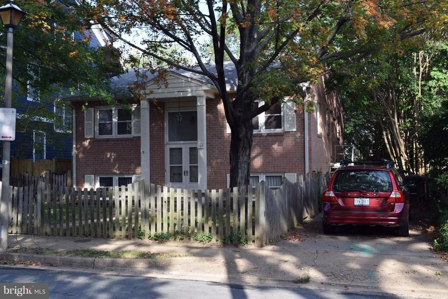 Wonderful, light-filled home in excellent condition.  Newer windows, hardwood floors, renovated kitchen with granite counters and 42" cabinets.  Very large closets throughout.  Lower level is light and bright. Large storage room/laundry room with door to back yard.  Additional storage in unfin attic. Off street parking.  Walk to TWO METROS.  Pets allowed on a case by case basis with pet deposit.