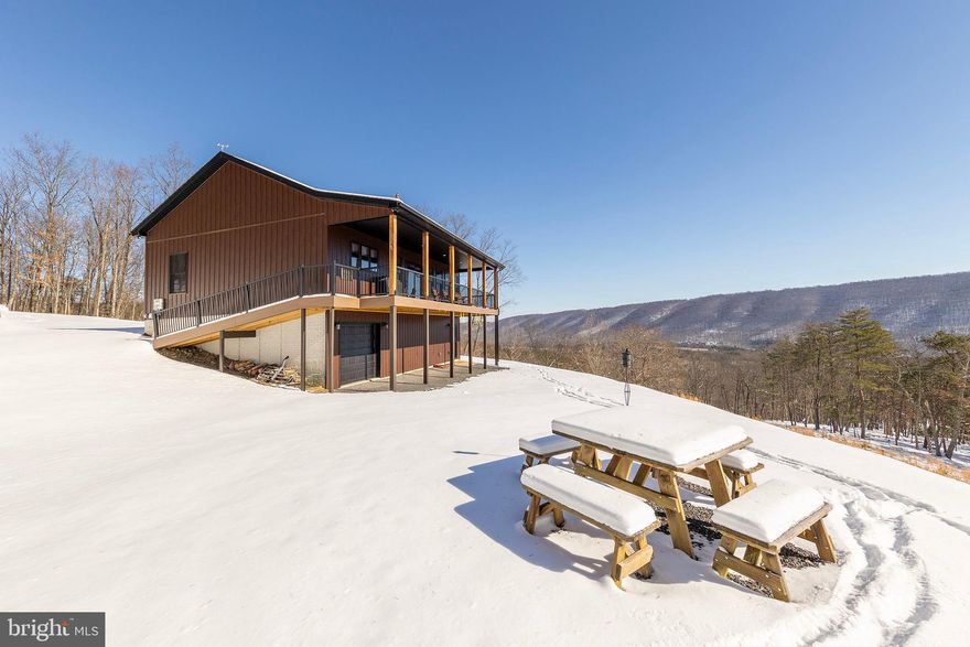 THE TOTAL PACKAGE.....IMMACULATE CUSTOM BUILT CABIN ON 45 ACRES WITH MASSIVE MOUNTAIN VIEWS AND BURRIED AT THE END OF THE ROAD FOR MAXIMUM PRIVACY. BUILT IN 2022 WITH LOW MAINTENANCE IN MIND; STEEL SIDING, COMPOSITE DECKING AND BACK UP GENERATOR IN CASE THE POWER GOES OUT. THE LAND LAYS NICE, WITH AN AWESOME TRAIL NETWORK THAT GIVES ACCESS TO ALL PARTS OF THE PROPERTY, MAKING IT EASY TO GET THAT BIG BUCK BACK TO THE CABIN. INCREDIBLE HUNTING, 2 BOX BLINDS AND 3 LADDER STANDS CONVEY AND ARE ALREADY LOCATED IN THE PRIME CROSSINGS, SO NO GUESSWORK ON GAME MOVEMENT. COMPRISED OF 2 LOTS, SO BRING A FRIEND OR FAMILY MEMBER TO BUILD ON THE VACANT LOT. THEN THERE'S THE CABIN.....VAULTED PINE LINED CEILINGS AND WALLS, LVP FLOORING, CUSTOM SHOWER, LOTS OF WINDOWS TO SOAK IN THE VIEW, PLENTY OF ROOM IN THE BASEMENT TO EASILY ADD A THIRD BEDROOM AND GARAGE SPACE FOR YOUR ATV'S. CONVEYS TURNKEY, FURNISHED AND READY TO ENJOY THE MINUTE YOU CLOSE! LOCATED IN THE PRESTIGIOUS GATED COMMUNITY OF "THE BLUFFS ON THE POTOMAC".....THE BLUFFS IS KNOWN FOR IT'S ABUNDANCE OF BIG BUCKS, BEAR & TURKEY. AS AN ADDED BONUS, THE COMMUNITY HAS IT'S OWN PRIVATE COMMON AREA ON THE SOUTH BRANCH OF THE POTOMAC RIVER FOR CANOE, KAYAK, TUBES, FISH & SWIM......A PRIVATE PARK ON THE RIVER FOR YOUR SUMMERTIME ENJOYMENT. HIT THE "EASY BUTTON".... WHY BUILD WHEN YOU CAN HAVE IT ALL RIGHT NOW? THE VIEWS.....THE PRIVACY.....THE WORLD COULD END AND YOU'D NEVER KNOW IT.....ONLY 2.5 HOURS FROM NOVA/BALT METRO BUT FEELS LIKE IT'S ON THE OTHER SIDE OF THE WORLD. LIFE IS FULL OF DIFFICULT DECISIONS BUT THIS ISN'T ONE OF THEM!