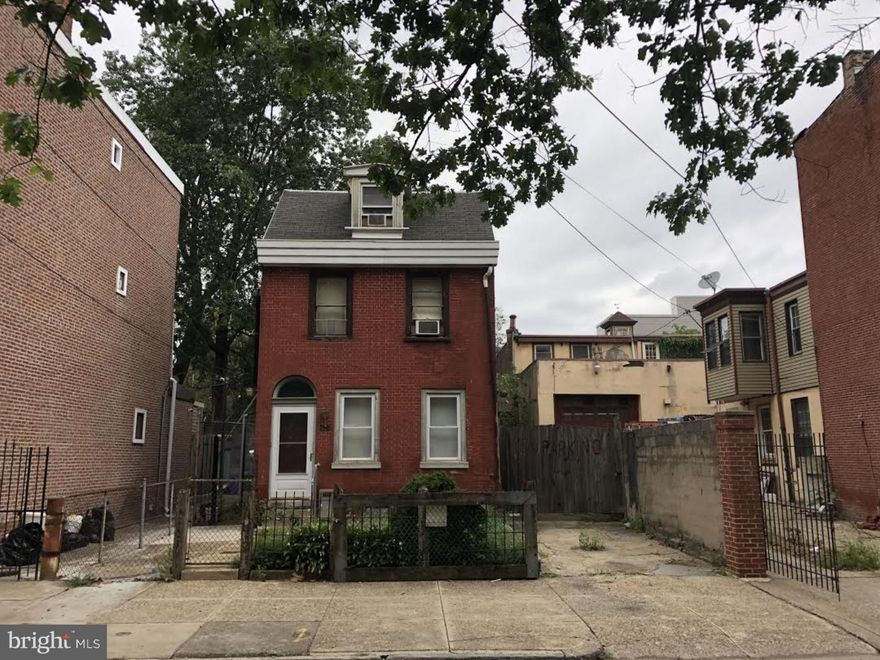 Unbelievable space in Fishtown, very hard to find, waiting to be developed. (120x100 irregular.) Property consists of a large 3 bedroom house, plus a side driveway with curb-cut and unbelievable land behind the house. (100x70.) Great development opportunity for multiple single-family homes, or if you're dreaming of living in the country, build your compound here. Wow, nothing else out there like this one. Please see attached plot plan. Any questions call Pat for more information.