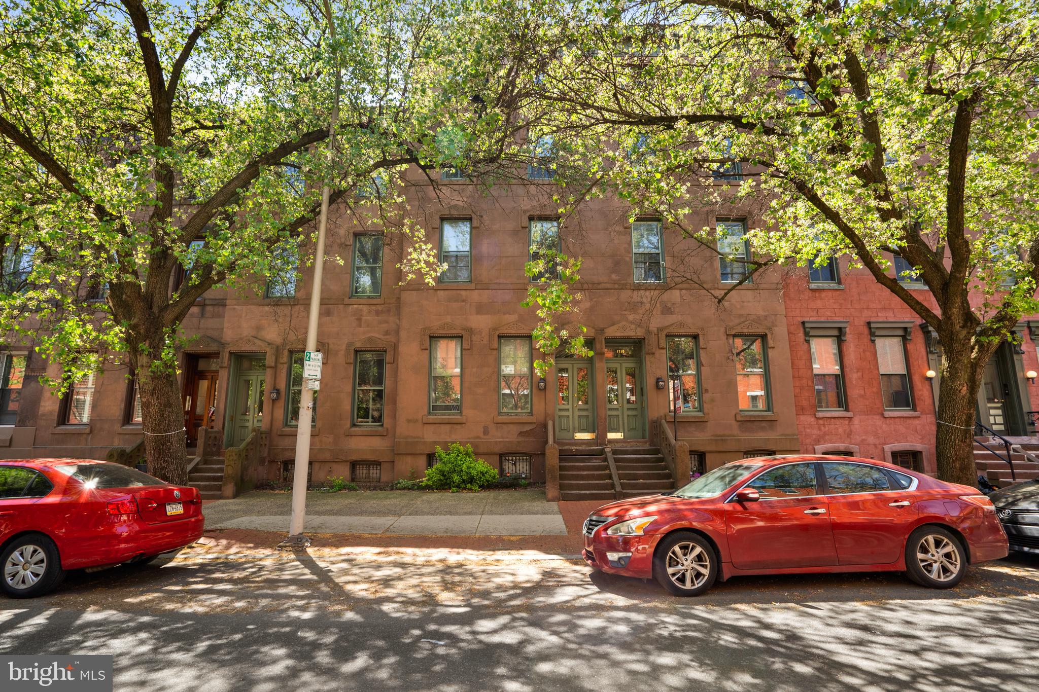 Stunning Bi-Level Condo on Historic Green Street in Fairmount!
Nestled in one of Philadelphia's most picturesque streets, this south-facing brownstone condominium offers a serene urban retreat. Unit C, one of four exclusive units in this classic brownstone, seamlessly blends historic charm with modern amenities.
As you enter, you are greeted by abundant natural light pouring through the skylight, accentuating the open floor plan. The kitchen is equipped with updated appliances, including a newer refrigerator (2019), a brand-new stove (2023), a microwave (2022), and a Bosch dishwasher (2023). The first floor has a coat closet and two pantry storage units. Enjoy your morning coffee or evening relaxation on the private deck (just got a fresh coat of paint) overlooking Brandywine. The cozy fireplace adds a touch of warmth to the first-floor living space.
Ascend the elegant floating steps to the second level, where you'll find two spacious bedrooms and two full bathrooms—the primary bedroom has a walk-in closet and an en-suite bathroom. Ample storage includes a large walk-in hall closet and a convenient hallway stackable LG washer and dryer (2022) that can easily be turned into a side-by-side washer and dryer.
Residents can indulge in breathtaking skyline views from the shared roof deck. Additional locker storage for each unit is available in the basement, ensuring ample space for all your needs. A new water heater was just put in (2025) and new HVAC (2024).
Experience the perfect blend of historic elegance and contemporary comfort in this exceptional Fairmount condo.
This neighborhood is one you won’t want to miss with parking on both sides of Green street, a playground a few blocks away, endless restaurants and bars, shops, Whole Foods, gyms, dry cleaners, dog parks, Fairmount Ave, famous museum’s and easy access to the highway plus so much more, check it out today!
OFFER DEADLINE THURSDAY, MAY 1ST BY 5:00 PM.