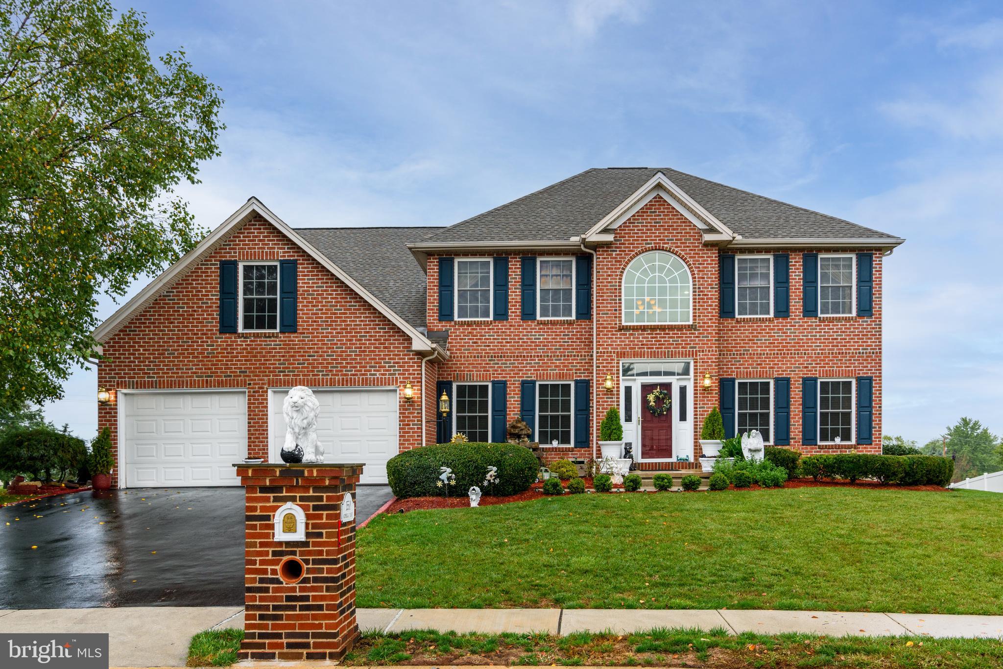 Beautiful and elegant 4 bedroom 2 1/2 bath home is anxiously awaiting its new owner. This 3470 sq ft home boasts a dramatic 2-story foyer and beautiful hardwood floors throughout! Its spacious open floor plan on the main level includes formal living and dining room, large eat-in kitchen which is open to a vaulted ceiling family room with gas fireplace, the 2nd stairway, or provides access to a relaxing screened in porch which leads to the pergola patio area 1st floor laundry room and 2 car garage with epoxy floor. Main level office could be used as 5th bedroom. The upper level  provides 3 large bedrooms and a 24x13 primary bedroom with sitting area, huge walk-in closet and primary bath with soaking tub and shower. The finished area of the lower level could be used for a game room, exercise space or even an additional family room. There is still plenty of storage in the 820 sq ft of unfinished space too. New gas furnace and central air in 2022, electric water heater in 2024 and roof in 2018.  Beautiful home, great location... come take a look and fall in love! Central York Schools!