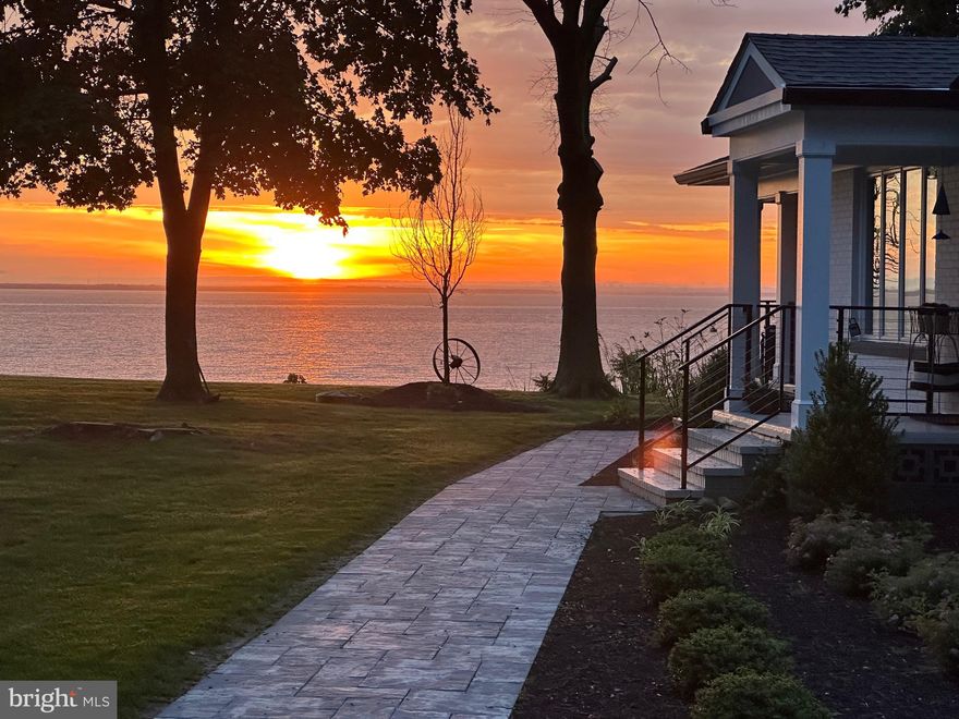Charming Chesapeake Bay Home with Stunning Water Views and Incredible Sunsets!   Living space is 2699 and the unfinished basement is 1948.  Additional guest house adds additional square footage, a kitchen/bath/sleeping area and living room.  

Discover the beauty of waterfront living in this exquisite home featuring panoramic views of the Chesapeake Bay. Having undergone a comprehensive renovation in 2022-2023, this property continues to impress with ongoing enhancements.  The large deck overlooking the pool is the latest improvement.  

 Inside the main house, the open-concept design flows effortlessly from the expansive living room area, and dining area that has nonstop water views.   Amazing renovation of the kitchen is a standout feature. The kitchen is equipped with stainless steel appliances, a spacious kitchen island, and ample storage, it’s perfect for culinary enthusiasts. The primary bedroom offers a luxurious retreat, complete with a large step-in shower and a two-person vanity, showcasing thoughtful design throughout. A charming book nook with access to the water views and landscaping provides an ideal spot for morning coffee. The design includes a walk-in closet, a custom designed ceiling and luxury vinyl tile continued.  Throughout the home, the nautical theme is evident with lighting and ceiling fan fixtures.  It just won't disappoint.   The basement has even more storage and plenty of room for a workout area.   Total square footage for the main level is 2569 and Unfinished basement area is 1948 sq. feet 

Guest House & Garage: Guests will appreciate the new two-car garage that includes a well-appointed guest house upstairs, featuring modern appliances and a balcony that showcases beautiful water views. This space combines privacy with luxury, ensuring a comfortable stay for visitors.  Outdoor Oasis: Step onto the covered porch, designed for all-weather enjoyment, and take in the breathtaking vistas of the Chesapeake Bay. The outdoor space is further complemented by a brand-new custom-built deck that offers direct access from the bedrooms, perfect for entertaining. The Gunite pool, complete with a tanning ledge and seating, invites relaxation and fun and water views of the Chesapeake Bay.  A convenient changing room and storage for pool toys are located in the garage of the guest house, which also features its own cozy covered porch area providing coverage from any inclement weather   The guest house has a a kitchen/and full bath along with a combined living and sleeping area. 

Additional Features: This home also boasts a walk-in closet and exquisite landscaping that enhances its picturesque setting. Notable renovations include a geothermal well and HVAC system, Hardie Plank siding, and a 320-gallon propane tank that services both the main house and guest house which is leased through Dixie Land.  Electric/plumbing/ New foam and spray insulation in exterior walls have all been updated, and a new grinder pump is in place.  Additionally, an extra parcel with sewer allocation is included with sewer allocation billed quarterly—check with Kent County for further details.  Footprint for a new build would possibly be 2000 SQ feet with the ability to build up.  Verify with Planning and Zoning

This home is a true gem, offering the perfect blend of luxury, comfort, and stunning natural beauty. Don’t miss your chance to own a slice of paradise on the Chesapeake Bay!  Whether you are looking for a second home to relax and enjoy or live here year around.   It's an incredible home, not overwhelming in upkeep!  Turnkey living with amazing water views and incredible sunsets!