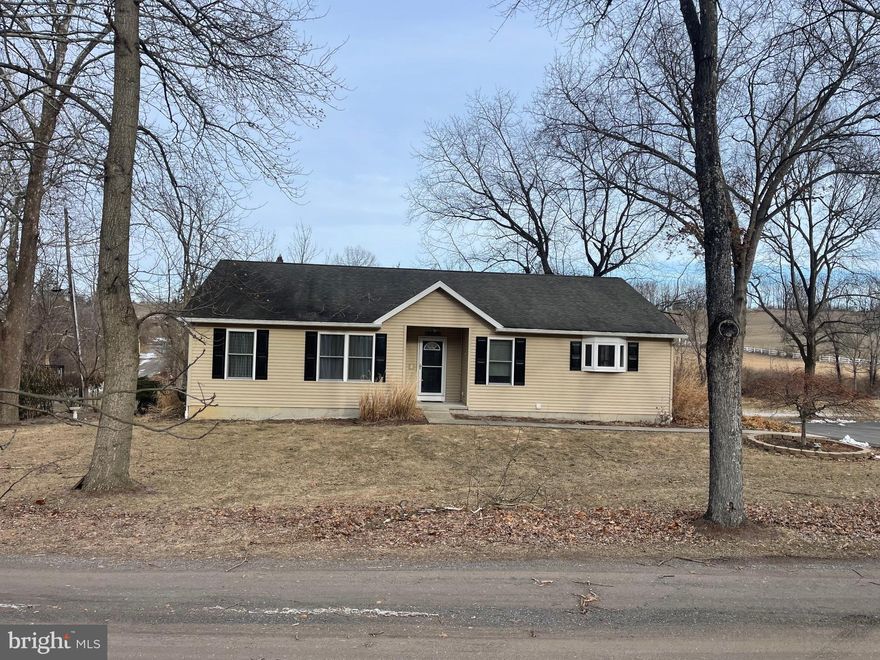 Welcome to your dream ranch home on over an acre in Schuylkill Valley School District. Very spacious 5 bedroom 3 1/2 bath sprawling rancher at the end of the road. Close to everything but still out of the way and very private! The lower level is fully finished with a full kitchen and bath being a great in-law-suite and features a walk-out to a magnificent back yard of serenity and tranquility. Watch the deer and turkey from your spacious deck . The kitchen is a chef's delight with center granite island and completely open into the living room and dining area. Large sunroom makes waking up to a very inviting beautiful day. Gorgeous first floor laundry and fabulous primary suite to die for. There is also a huge 2 car detached garage and workshop. ADT security system in place along with cameras front, side and back of home. Sellers just moved into their new home so quick possession is available too! One year Guard Home Warranty at full price!