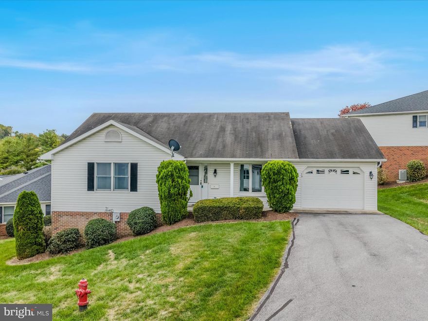 Spacious 2 bedroom 2 full bath home in Berkeley Gardens.  Garage, nice one level living.  Plenty of space with large bedrooms, large kitchen, and large living room.  Yard maintenance and snow removal included.  (55 plus community).  Laundry hookups.