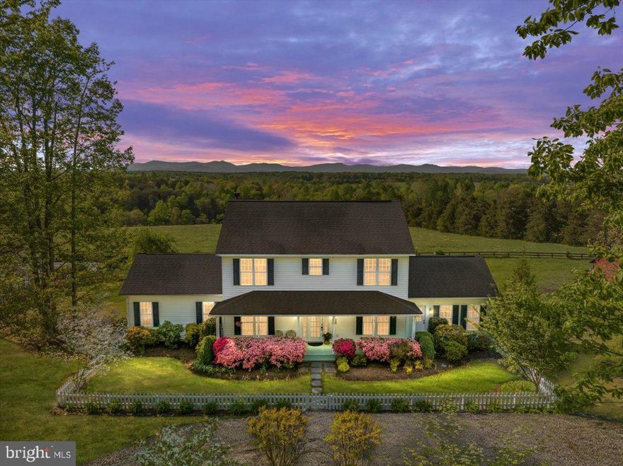 Back on the market! Providence Farm will impress with exceptional views over the pasture to the Blue Ridge. Approx. half of the property is open pasture fenced for livestock. The remainder is a balance of hardwood and pine forest. A stream bisects the lower part of the property.  Additional fenced in area in front of main residence. Two homes, each with its own well and septic. Adjoining the pool is the pool house including one bedroom and full bath with a steam shower. In addition, You'll find a huge workshop/barn, a chapel, an oversized 3 car garage plus a regular 2 car garage. Both homes have an open concept with plenty of room to grow and for storage. You'll find owners bedroom on main level in both homes. Main residence boosts another four bedrooms on upper floor. Wood floors everywhere. "Cottage home has three bedrooms with potential of two more in walkout basement and four full bathrooms. This property has so many diverse possibilities, such as vineyard, Air Bnb, Wedding venue, farming and others. Welcome to visit and bring Your dreams with You. (please ask your agent or me to show you the additional info that can be found under docs here in the MLS listing info) We have an appraisal from 5.12.24 that supports the sales price and gives you instant equity in addition to timber value (oak & pine).