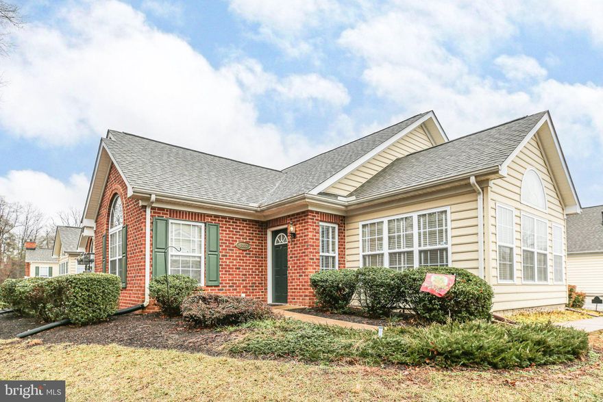You will love this Updated and Maintenace Free Rambler in Regency Park Villas! Location, Location is perfect for Commuting, Close to 95, Central Park, Downtown Fredericksburg and Health Care all within a couple of miles! Very Well thought out with lots of attention to detail. 2 Large Bedrooms, both with Private Baths (one Jack and Jill) with access from Main living area! Open Concept Living with Great Room/Living Room, Kitchen and Dining area! The Light and Bright Sunroom with Cathedral Ceiling and French Glass Doors is a great space for a Home Office, Plants, Relaxing or Reading!   There is a Separate Laundry Room with Custom Built in Pantry and Stackable Washer and Dryer with Folding Table! Attached to this home is a 2 Car Garage with Remote Control Openers.   The Upgrades are numerous and include Luxury Plank Flooring throughout, Thomasville Wood Custom Cabinetry with Granite Countertops, The Cabinets include easy pull-out storage shelves, a butcher block cutting board and Spacious Lazy Susan. There is a Remote-Controlled Gas Fireplace in the Great Room with Custom Surround for TV!! Recessed Lighting was added to many rooms for extra light and the Closets have Wood Shelving and Organizers.    This Villa's Entrance Fronts a Wooded Area perfect for enjoying the fresh air with some Privacy!! The Monthly Fee includes all exterior Maintenance, Community Center with Pool, a Fitness Room and Water and Sewer. If you're ready for an easier lifestyle this, is it!!