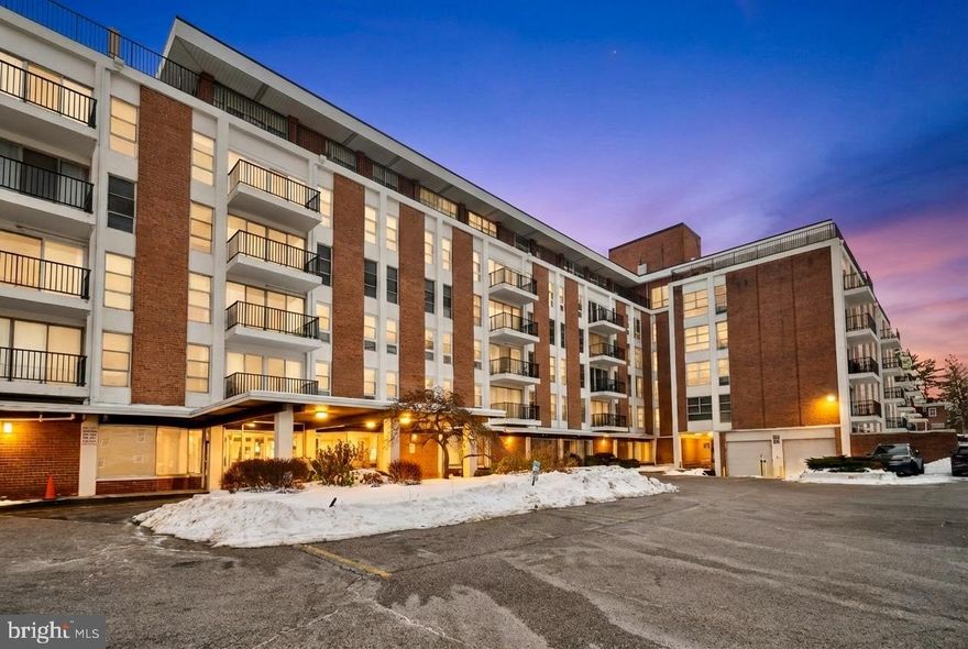 Step inside this fully renovated 2-bedroom, 2-bathroom condo that blends style, comfort, and low-maintenance living. Thoughtfully updated throughout, this move-in ready unit offers modern finishes and a layout designed for everyday ease.

The bright living and dining area flows naturally to a balcony, creating a comfortable place to relax or unwind. The kitchen features new cabinetry with soft-close doors, newly updated countertops, and brand-new stainless-steel appliances. A pantry and closet provide additional storage. The primary suite offers a private retreat with ample closet space leading into the attached full bathroom. The owner's suite includes a bathtub, a separate walk-in shower, and double sinks that make for everyday convenience. The second bedroom is flexible for guests, a home office, or a workout space. A second full bathroom with a tub shower is conveniently located in the hallway.

Additional highlights include laundry facilities on the same floor, secure building entry, concierge service, elevator access, and 24-hour resident access. Community amenities include a reservable banquet and meeting room, a business center, available storage, and garage parking for residents.

Monthly HOA fees help simplify budgeting and create a more predictable ownership experience.

Conveniently located near Reisterstown Road Plaza to cover your everyday essentials, a public library, a gym, churches, and schools. This condo offers easy access to daily needs while maintaining a comfortable residential feel.

Parking garage shown is not the actual space.