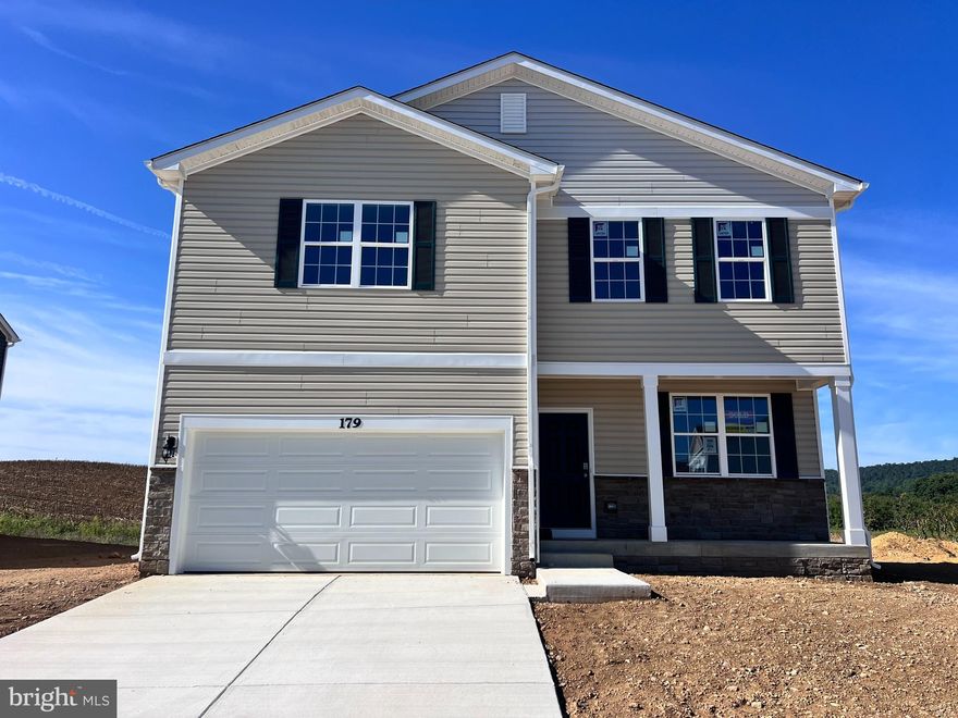 The Eastover offers 4 bedrooms with 2.5 half baths, LVP flooring throughout on the main level and a second level laundry room. An open foyer welcomes you as you walk in and there is space for a home office just off of the family room. Enjoy lots of natural light from the large windows and sliding glass door as you enter the family room and open concept kitchen which includes white cabinets, stainless steel appliances, granite and large pantry.  This home also features a full walk out basement that includes a finished rec room, a rough in for a 3rd full bath and added storage.