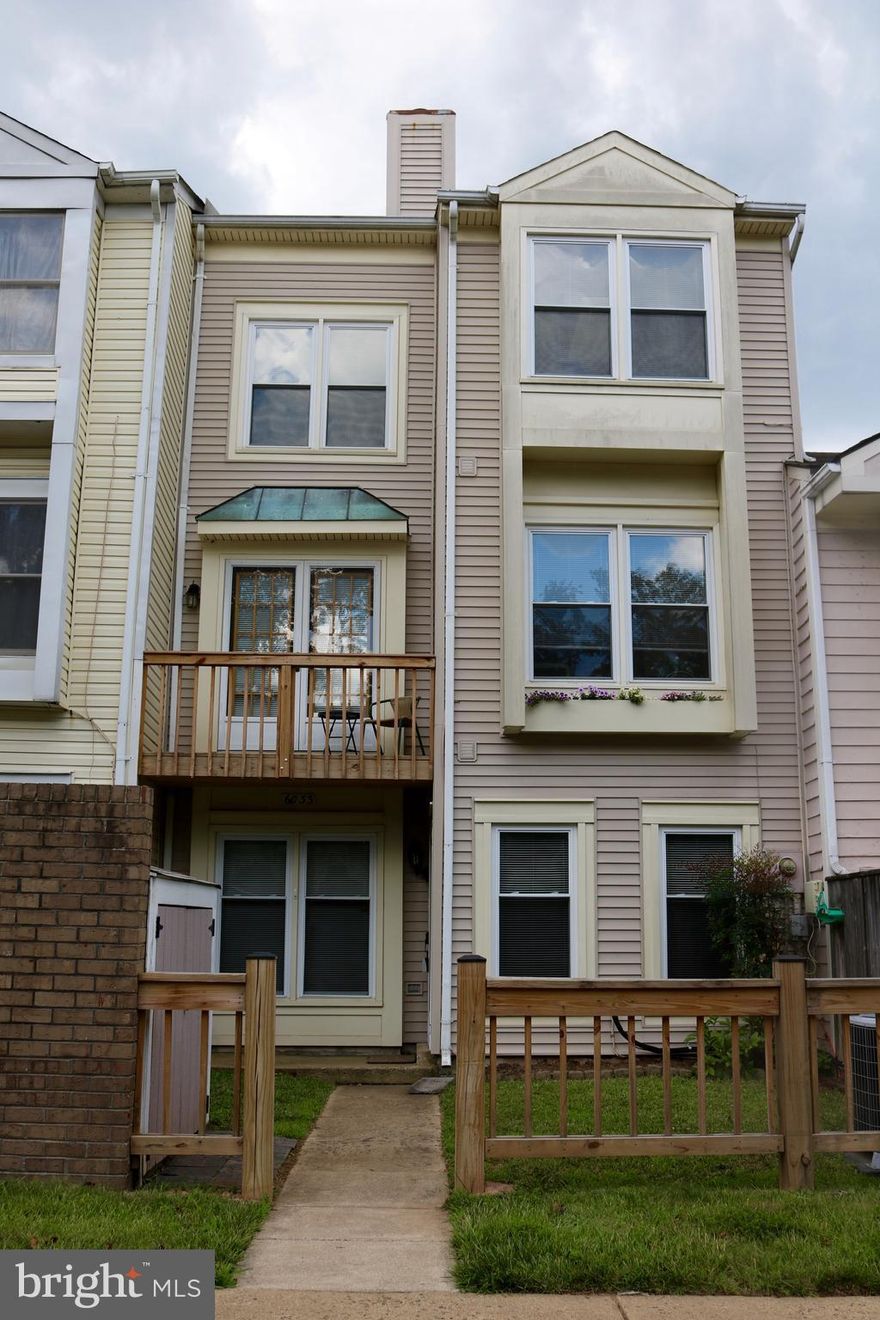 Pride in Ownership is easily seen in this well cared for larger unit 1530 sq ft w/3 Levels. Many Recent Updates include, Windows, Vinyl Siding, Laminate Floors, Updated Plumbing, HVAC, Water Heater, Newer Appliances and Newer Deck and Fence.  Attic has Cedar Closet for Extra Storage. Balcony off Bedroom.  Little Rocky Run Amenities - Great Starter Town Home, Perfect for Commuters. 2 Parking Spots!