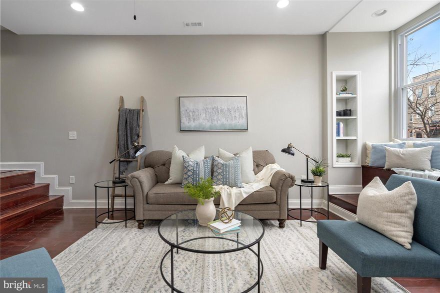 Beautifully Renovated 4 Bedroom 2.5 Bathroom Home In The Heart Of Baltimore! Walk-In & Be Drawn To Its Unique Charm.  The Main Level Offers A Spacious Living Room With Exposed Brick, Dining Room,  Kitchen With Brand New Appliances, Marble Backsplash & Mahogany Cherry Hardwood Flooring Throughout. The Upper Level Offers 3 Spacious Bedrooms With 2 Full Bathrooms  & Third Bedroom Opening Up To A Deck  Continuing Throughout The Home To The Lower Level Is A Family Room Perfect For Entertaining Or Potential Fourth Bedroom, Laundry Room, &  Partially Finished Storage Space. Bonus Features Include Brand New Water Heater, & HVAC, Fully Wired Google Home Mesh Network Throughout The Home.