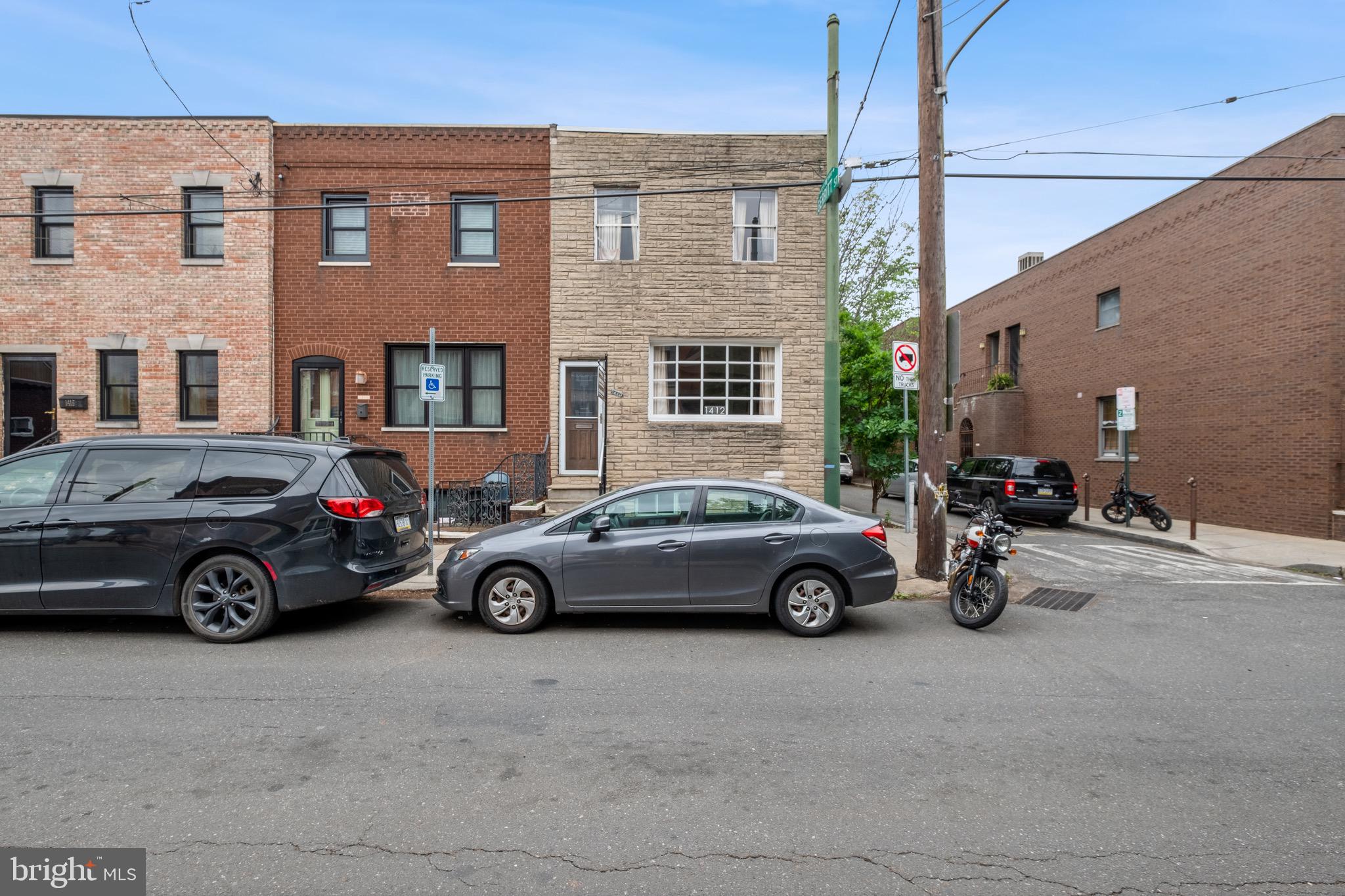 Make your Dream Home in Passyunk Square! Come and check out this well kept gem in Passyunk Square. This home is walking distance to East Passyunk Avenue and all of the great shops and restaurants that the Avenue has to offer. This unique corner home has hardwood floors throughout, 3 bedrooms, garage, 2 entrances and a deck on the second floor. When you walk in, you enter a large living room/dining room combo. There is a nice-sized eat-in kitchen with an additional side entrance from Gerritt St. The basement is full and unfinished and has all mechanical systems. The 2nd floor features 3 bedrooms, a full bathroom, and rear deck. This home has an attached rear garage with a separate entrance that is presently used as a storage room. The new owner has to explore the potential for a curb cut to use this as car parking. There is access to public transportation, ACME, CVS, and other neighborhood amenities. One block from the beautiful Columbus Square Park! Subject property is being sold in its present "AS-IS" Condition. Make your appointment today and make this home yours! Tons of potential!