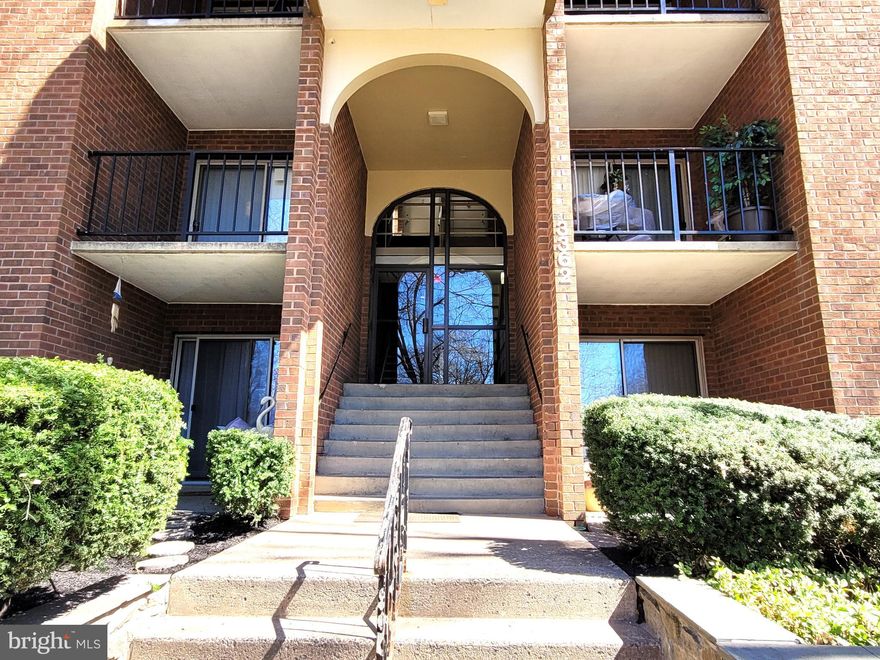 Wonderful 2BR 1.5BA condo in sought-after Woodburn Village.  Condo fee includes ALL utilities.  Excellent conditions.  Updated bathrooms.  Updated kitchen.  New LVP flooring throughout.  Custom paint.  Recessed lighting.  New electrical switches and outlets.  Excellent location, just half a flight of stairs.  Nice balcony looking down to a peaceful courtyard.  Swimming pool is right across from the building. Reserved parking space #210 is in front of the building. Fairfax Hospital and Metro bus stops are just steps away.  Conveniently located close to 495, Gallows Road, Route 50, and the Mosaic District.