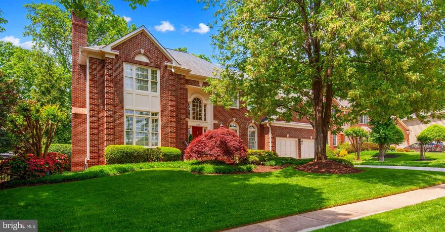 Stately Executive-Style Center Hall Colonial in sought after English Oaks.  Original Owners and former Stanley Martin Model Home.  Soaring 2 story entrance with Grand Staircase welcomes you to over 6250 finished SF.  4 Large Bedrooms (all upstairs) 4 Full Baths, 1 Powder Room, 3 Fireplaces.  Basement fully finished to include Media Room, Office, Wet Bar, 550 Bottle Wine Cellar, and over 900 SF of storage.  There are 2 home offices and a separate Sitting Room in the Primary Bedroom. Extensive Landscape & Hardscape in your very private Oasis with Pond, Small foot Bridge, all backing to 12 acres of parkland.