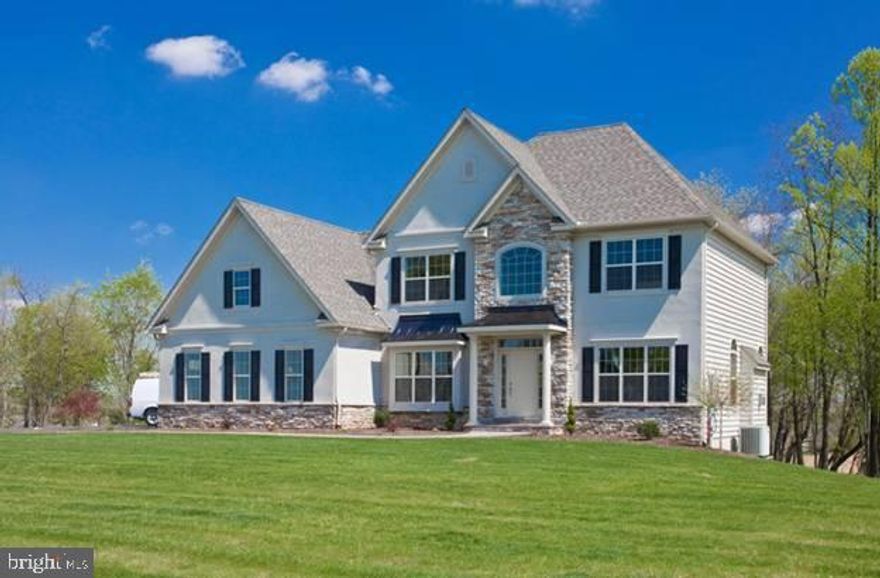 Custom French Country style home in a small, quiet subdivision w/breathtaking farmland views, upscale homes & large lots. Loaded w/upgrades, surround sound & security wiring! Spacious walk-out LL ready to be finished. Granite, HW, tile, recessed lighting, crown molding & more! Oversized garage 24x24.