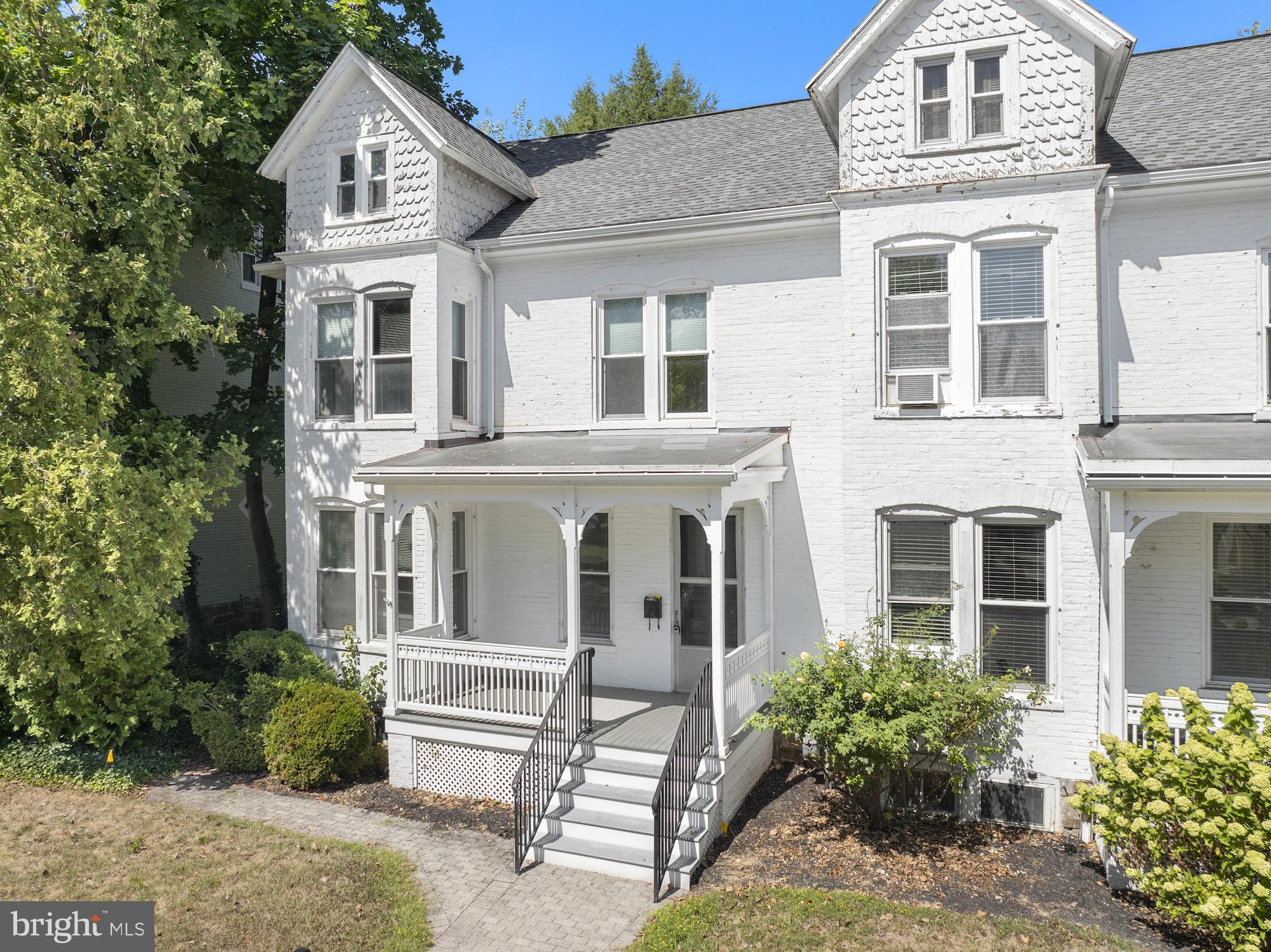 Step back in time with this Federal-style home built in 1820, offering character, charm, and a prime Gettysburg location. With 1,776 sq. ft. of living space, this attached residence features 4 bedrooms and 2 full bathrooms, blending historic appeal with modern comfort. Enjoy outdoor living on the covered front and back porches, and take advantage of the detached 1-car garage with storage. Nestled adjacent to Gettysburg College and just four blocks from the heart of historic downtown Gettysburg, this home offers an ideal setting for those who appreciate history, convenience, and community.