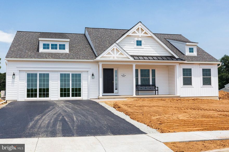 Tour this Douglas furnished model home at Pine View Estates during our weekly Open House;
Wed, Thurs, Fri, and Sat from 12-5. One additional model home will also be open to tour! 
Pine View Estates offers 6 floorplans to build.

Welcome home to the Douglas model featured at Pine View Estates. With over 1,700 sq. ft. of living space, the Douglas is the perfect size without sacrificing convenience. First floor main living provides a home that is both functional, affordable and popular with today's growing housing trends. What we love most about the Douglas home is the open kitchen concept and flexible floorplan with a potential gathering room. Additional benefits include a private main bedroom located away from your guest bedroom, home office or flex room, nostalgic front porch, huge main bedroom walk-in closet space, and built-ins that provide customization and classic charm.