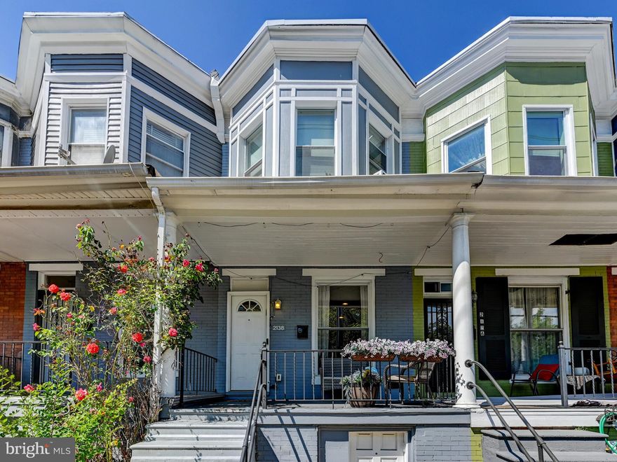 Welcome home to this charming and updated rowhome in Woodberry, featuring two bedrooms and one and a half bathrooms.  Enjoy the bright and open living room / dining room, perfect for entertaining.  The kitchen offers modern updates including granite counters.  and provides easy access to the backyard with a private parking pad for added convenience.  A first floor powder room and laundry located on the second floor.  Located just steps from neighborhood parks and The Baltimore Zoo, the Woodberry neighborhood is vibrant and diverse.  The basement is currently unfinished.  This property would also make  an excellent investment opportunity for a savvy investor.
