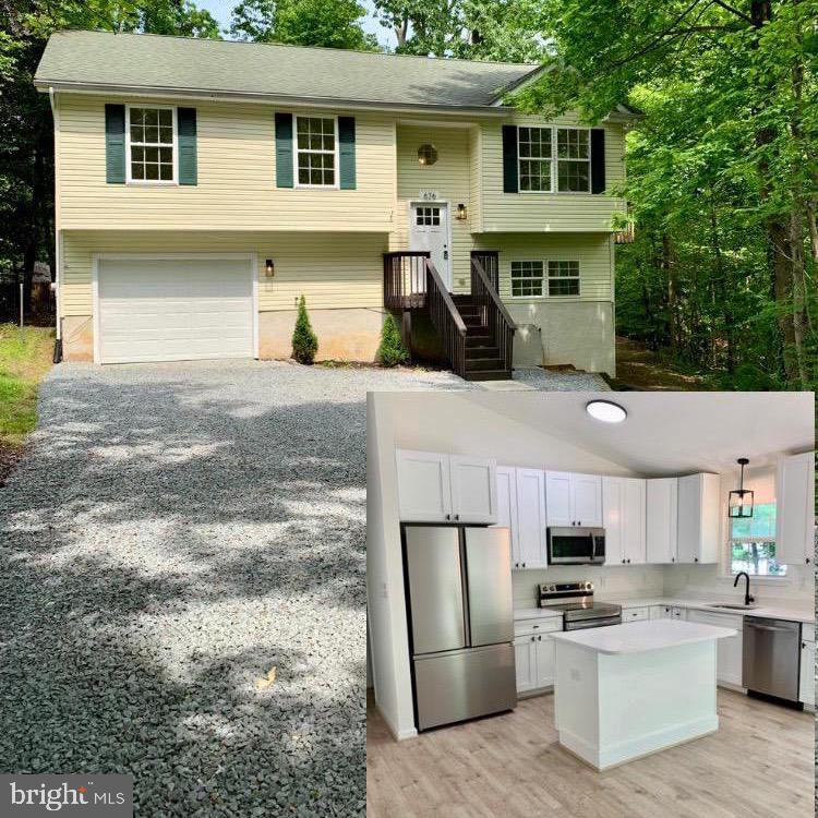 Newly renovated home tucked at the end of a quiet street with ability to see lake lariat. 4 bedroom 3 full baths with an attached garage. Featuring new floors through out, paint, bathrooms, kitchen, kitchen cabinets, appliances and much more. Come see for yourself.