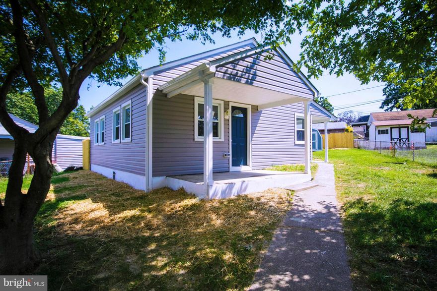 Beautiful Renovation in Middle River! A fully renovated Single Family for less than a rowhome and much cheaper than paying rent in the same area. A perfect start home, 2 bedrooms and 1 bathroom with a large back yard and lots of storage in the attic. Granite Counters, Stainless Steel Appliances, Tiled Shower and much more. Home also comes with 1 Year HMS Home Warranty