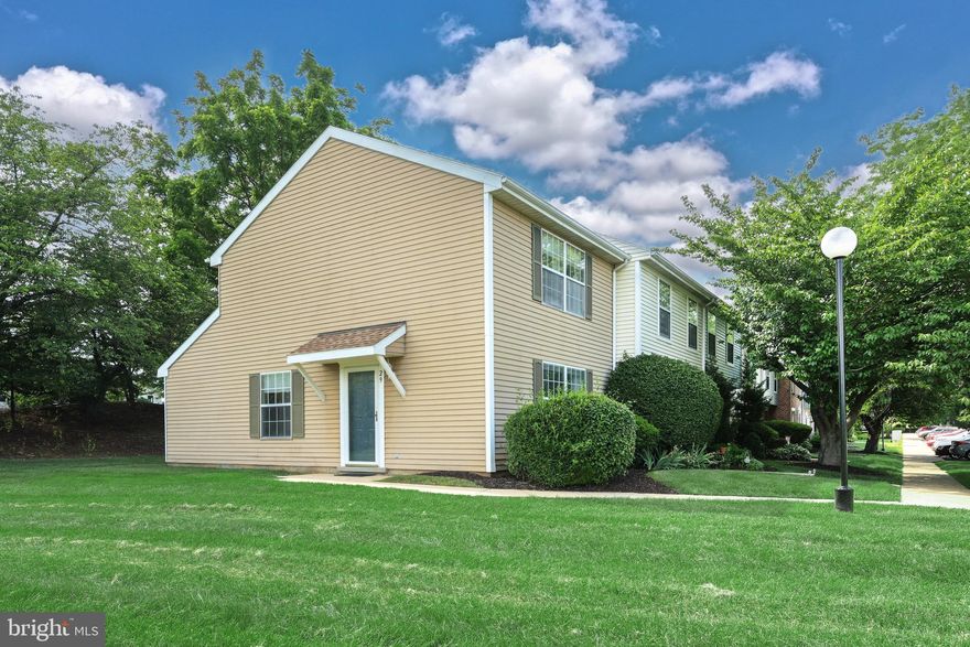 Why rent when you can own?  This move-in ready,  lovely end unit condo is your answer. Beautiful laminate floors in living room and dining room.  Tile floor in kitchen with all appliances. 2 spacious bedrooms. Tile in updated baths. End unit location is private and lots of common area to enjoy!  Attached storage unit next to patio. Great private location yet near major routes and shopping.  One assigned parking space and open parking in main lot.  This is a real gem that you don't want to miss out on!!  Many updates throughout!