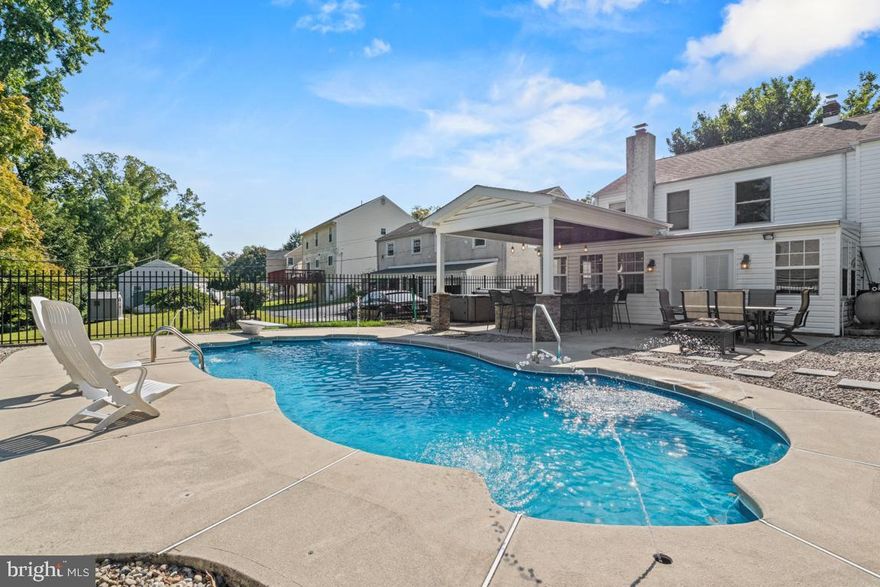 This property is set for fun and for many opportunities with a huge newer barn with car lifts included. A beautiful heated, saltwater filtered pool with a covered entertainment bar. A separate six-person spa tub recently installed is ready for summer.  Stuart Lane is a cozy neighborhood of improved properties on the leafy edge of Ambler and Ft. Washington – both locations offer a high quality of life. Ambler enjoys the best collection of restaurants in suburban Philadelphia.  The house with one level living, was recently renovated and brought up to contemporary standards for bathrooms and kitchen. A primary suite
includes a large walk in closet and new bathroom. A second full bathroom and a second bedroom could serve as a home office. A finished lower level includes a wood fireplace and patio doors to walk out to a freshly redone sun room. Additional area for a bedroom is available to complete and connect to an existing full bathroom. Full laundry equipment is included.   Noted: New HVAC in 2024. Roof and siding replaced in 2015. Pool and Gazebo, covered bar built 2012, Barn built 2010 The detached barn / garage is 40’ x40’ and can house at lease 6 cars, 9 if included lifts are utilized. A second floor is ready to finish as a home office,
in law suite or storage. Lots of space just for your use. Consisting of one half of an acre this large property includes a running stream below the barn. The property is priced to sell and is available immediately. And, this dream property is ready to further finish to make it your own home.