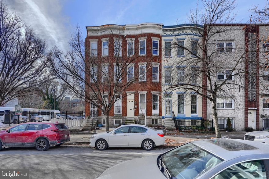 Located just blocks from Johns Hopkins University & the HOT Neighborhood of “Remington” Potential tenants include Hopkins staff, & students.   1st Floor unit is a 2 Bedroom, 1 Bathroom.  (Unit 22nd) and 3rd floor unit is a 3 Bedroom 2 Bathroom Duplex. Each unit is separately metered for electric, separate forced air furnaces, Central A/C in 3 BR unit. Washer and Dryer in each unit. 2 parking spaces in rear. 
Walk score is 89- (Very Walkable). Blocks from Johns Hopkins Homewood Campus and to RHouse Food Court in Remington, &  the Wyman Dell.  A few blocks from Johns Hopkins shuttle and Baltimore Circulator stops. (Hopkins & Public Transportation). This Property has so much upside. Do not miss out on this investment opportunity