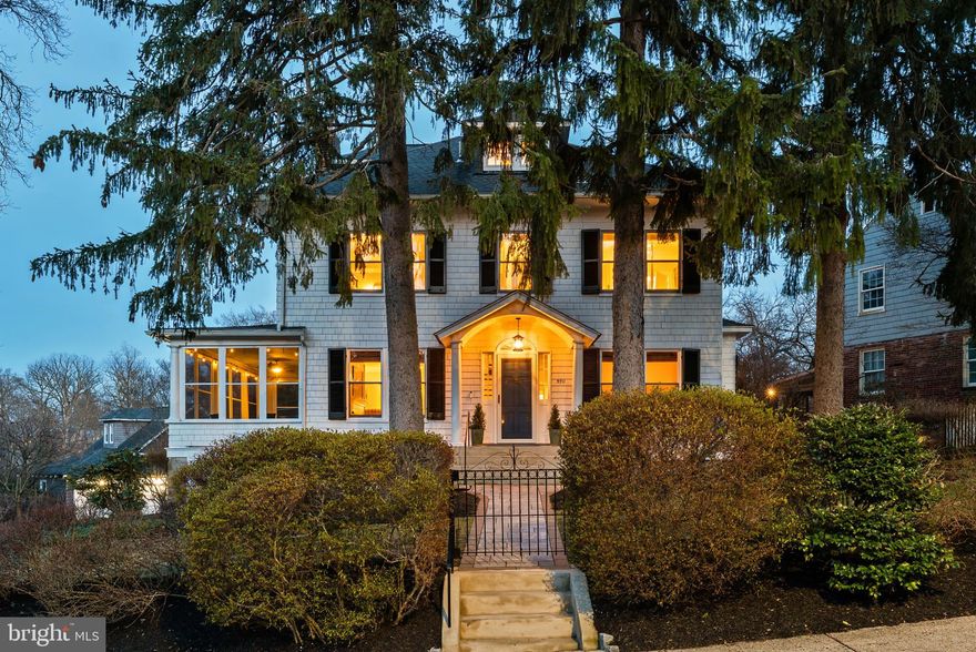 Welcome to this charming center hall Colonial in the heart of the desirable Mount Washington neighborhood. This inviting home features a well-designed first floor with beautiful hardwood floors, a spacious living room with a cozy gas fireplace, a welcoming dining room, and a large eat-in kitchen perfect for everyday living and entertaining. A bright screened-in side porch offers the perfect place to relax, while a convenient first-floor powder room completes the level.

Upstairs, the primary suite includes an updated en-suite bathroom, two generously sized bedrooms, and a full hall bath. The third level offers a versatile fourth bedroom or home office plus ample storage space. The partially finished basement provides a large recreation room and additional storage.

Outside, enjoy beautifully landscaped, fenced front and back yards with plenty of space to play, garden, or entertain.

This well-maintained home has seen numerous recent upgrades, including professional landscaping, a new gas fireplace, a new hot water heater, a renovated powder room, a new paver walkway, an upgraded 200-amp electrical panel with whole-house surge protection, basement improvements with new tile flooring and a French drain, and more. Square Footage on the tax record is incorrect; approximately 2400 s.f.

A wonderful opportunity to own a classic Mount Washington home with thoughtful updates throughout!