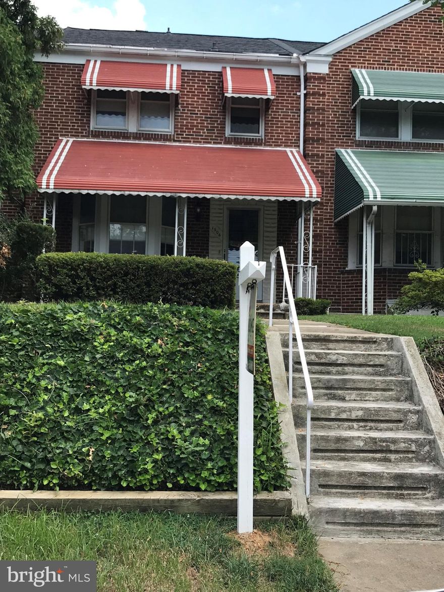 REDUCED! Go Show Anytime. Buyers Will Love It! A lovely starter home that is move in ready. Three bedrooms 2.5  baths. Check out the room sizes. Beautiful Hardwood floors on the upper and main levels. Entertainment sized living room with Bay window that opens to a spacious but intimate Dining room with chair rail. Ceiling Fans in all of the Bedrooms. . Covered front porch. Great neighborhood, great location. Separate shower and tub in main bath.  Covered rear.   Wet bar in basement. Great storage under the steps. A one car garage is located