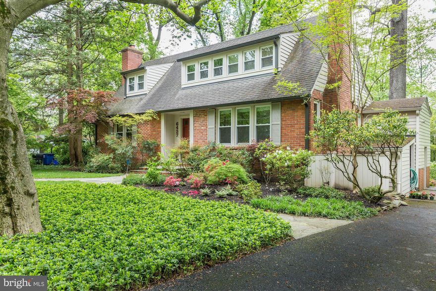 New listing - darling house in Glen Echo Heights - minutes from DC, close to River, C&O Tow Path and Cap. Crescent Trail.  Renovated, delightful sun room, 12,000 sf lot, views of trees from every window. As enjoyable inside as out. Main floor full bath, finished LL guest room with full bath, table space kitchen. Transferrable Mohican Swimming Pool membership. Open Sat/Sun 2-4