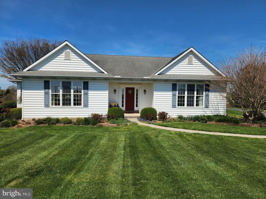 This property will be offered at Public Auction on Saturday, June 13, 2026 @ 12pm.  The listing price is the opening bid only and in no way reflects the final sale price.  10% down due at auction, 2% transfer tax to be paid by the purchaser, real estate taxes prorated. This 2-acre property offers an elevated setting with scenic views overlooking the surrounding countryside, perfectly positioned in a peaceful rural location four miles South of the Buck off 272. The main floor features a welcoming entryway leading into a comfortable layout designed for everyday living. You’ll find a spacious primary suite complete with a private bath and direct access to the laundry area for added convenience. The home also includes a well-appointed kitchen, a generous great room, and a dedicated dining area. A bright sunroom provides additional living space. The side entry opens into a practical mudroom with a half bathroom. Two additional bedrooms are located on the main floor, including one with direct access to the patio, along with a full bathroom. The basement is unfinished and offers excellent storage with built-in shelving, as well as potential for future expansion or customization. The property also features a finished, heated shop space with a firewall, ideal for a workshop or potential third-car garage. It is a great opportunity to own a well-located country property with space, versatility, and beautiful views.