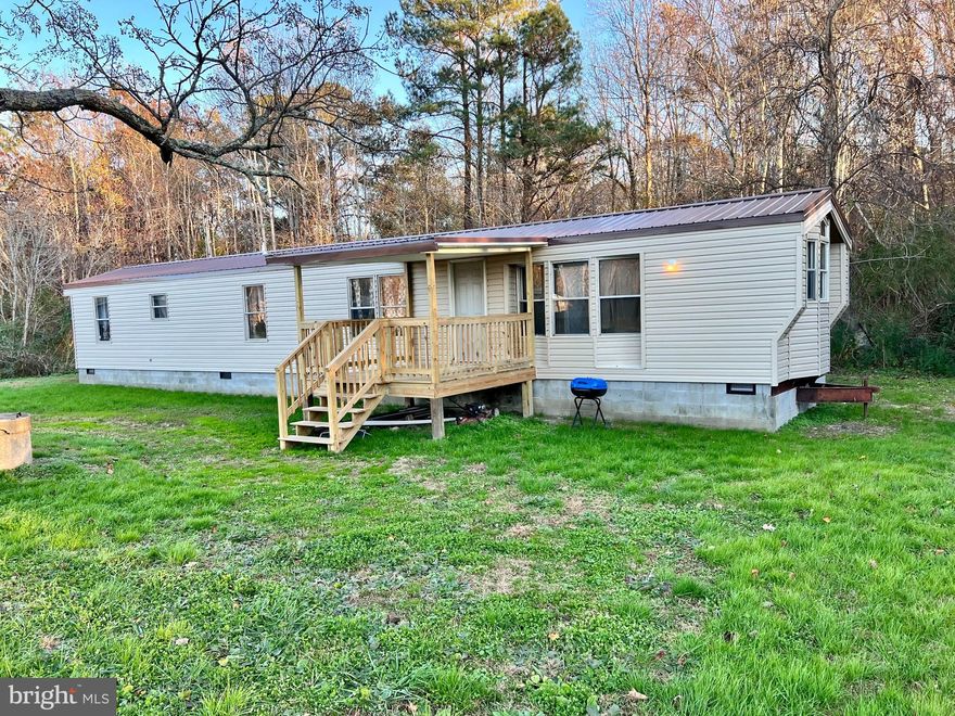 This gorgeous home has lots of storage with open floor space. The home includes: A large kitchen with lots of cabinet space and counter top space, breakfast bar, pantry, bright, cheerful area. Surrounded by trees but with an easy care yard. Floor Plan offers a private, master suite with separate walk in shower, garden tub, linen closet.  New deck on front of home, new roof, new flooring and paint. Please schedule a walk through today to see this well kept home. Selling As-Is.